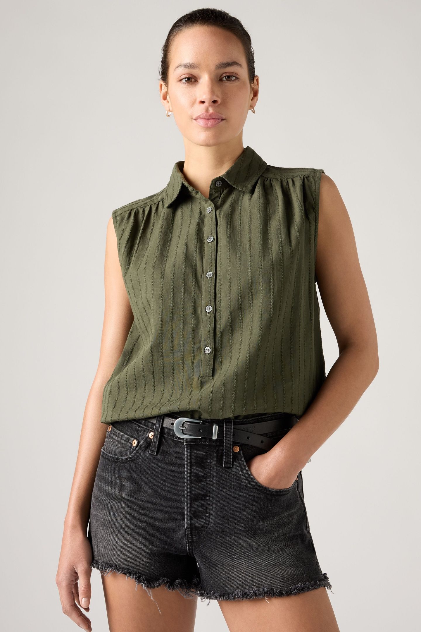 LONDYN SHORT SLEEVE POPOVER TOP 2