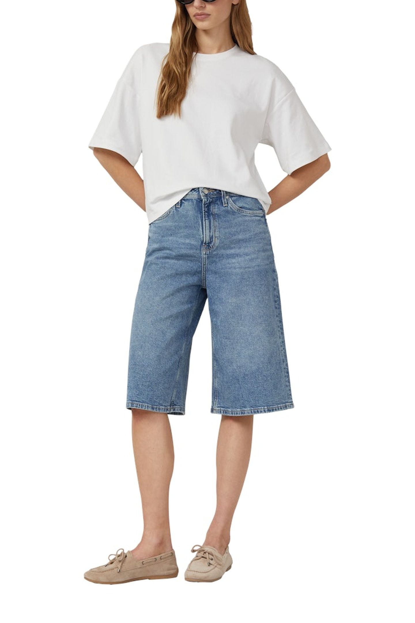 S.OLIVER JEANS SHORTS BLUE DENIM 2