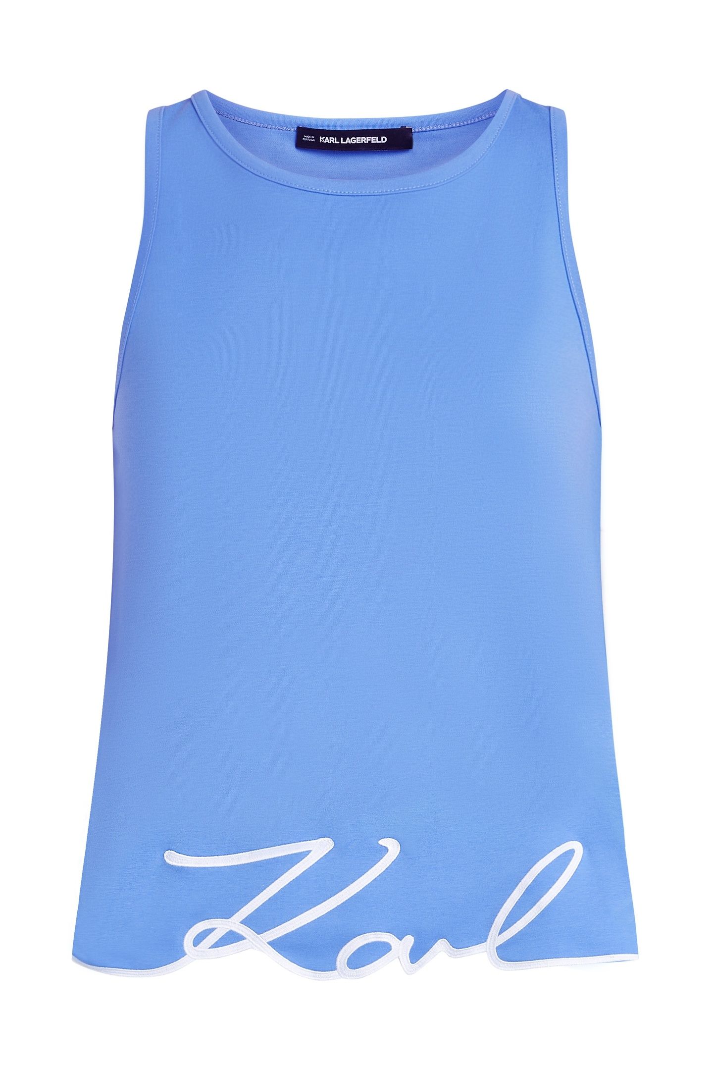 SIGNATURE HEM TANK TOP ULTRAMARINE 3
