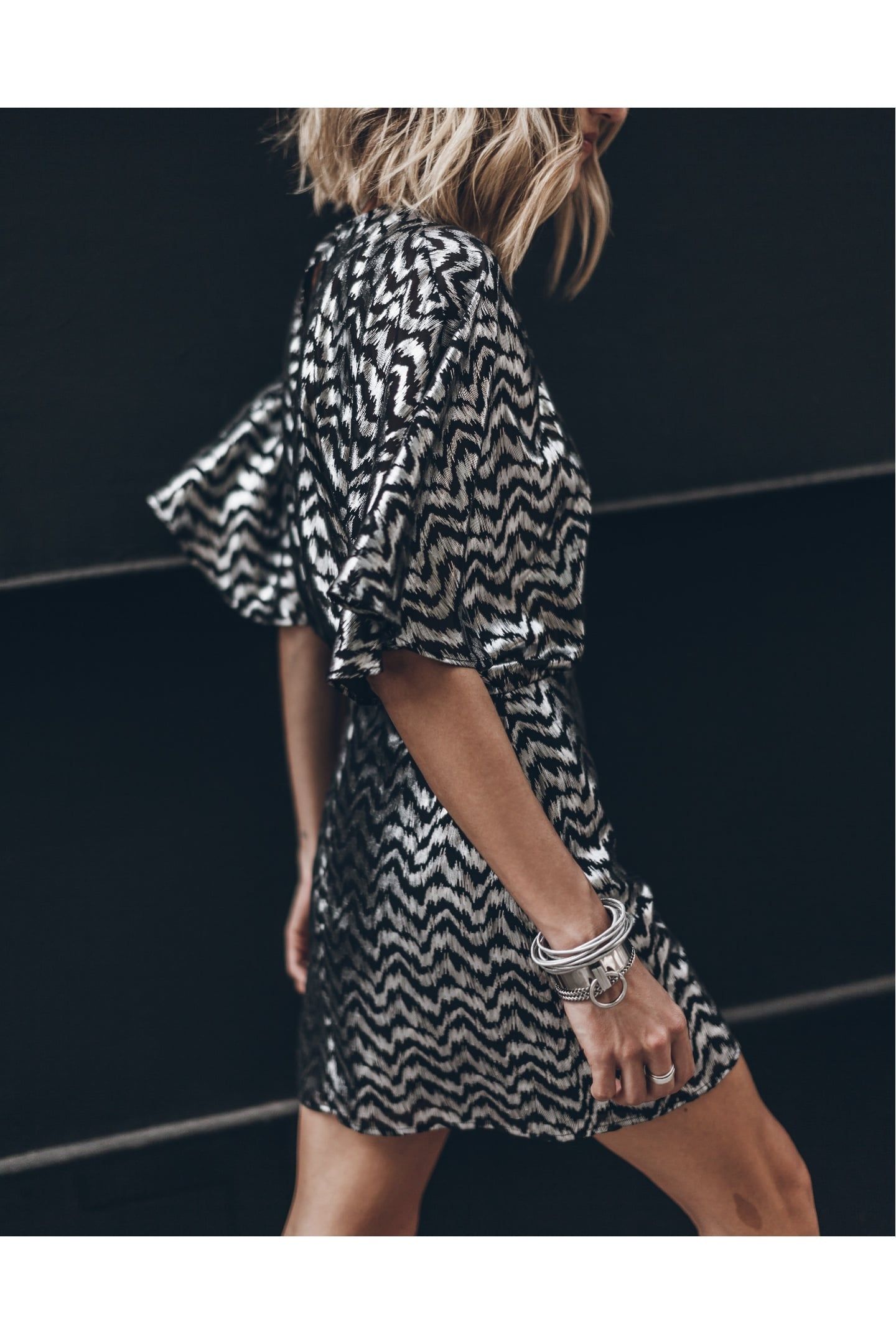 THE SHORT METALLIC DRESS 2