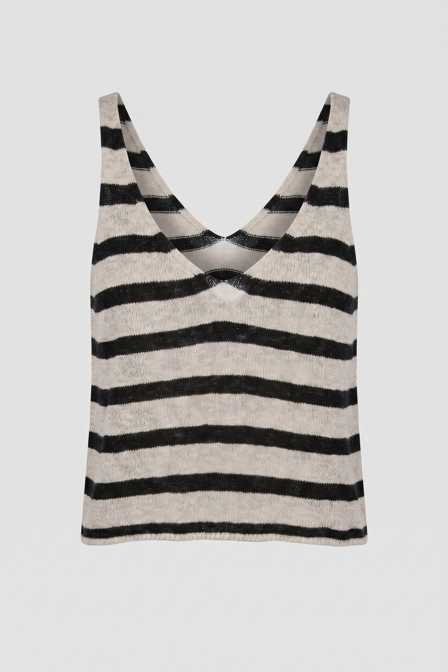 THE STRIPED THIN KNIT TANK TOP 4