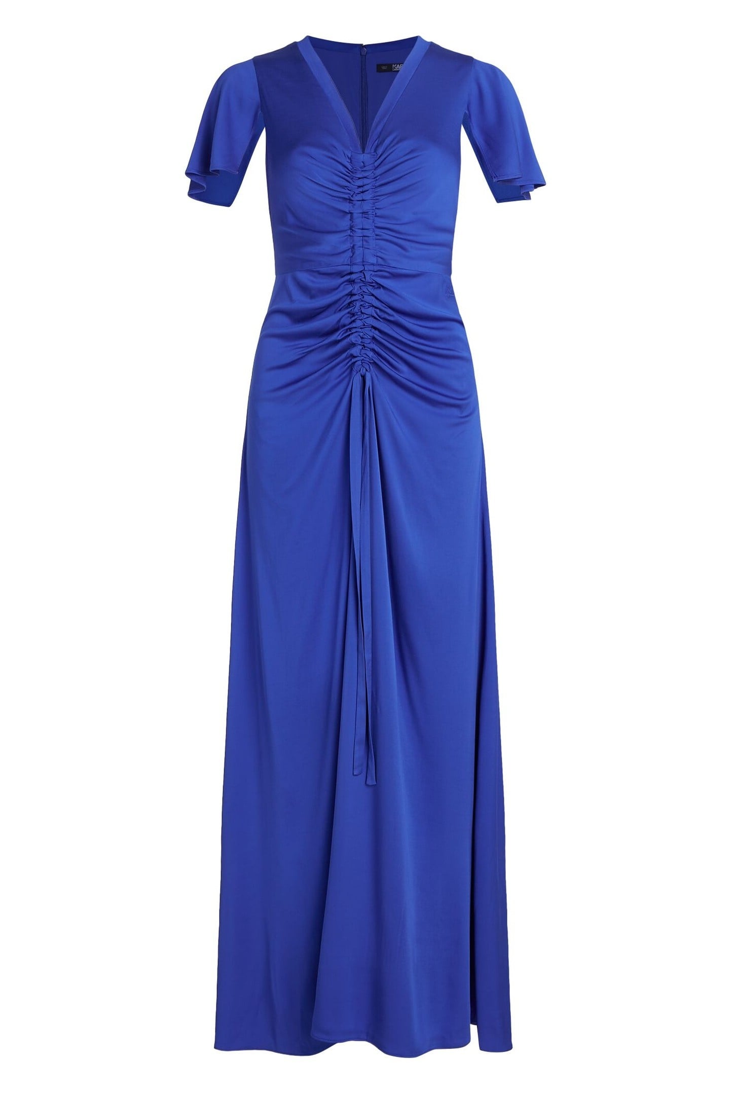 ROUCHED MAXI DRESS DAZZLING BLUE 3