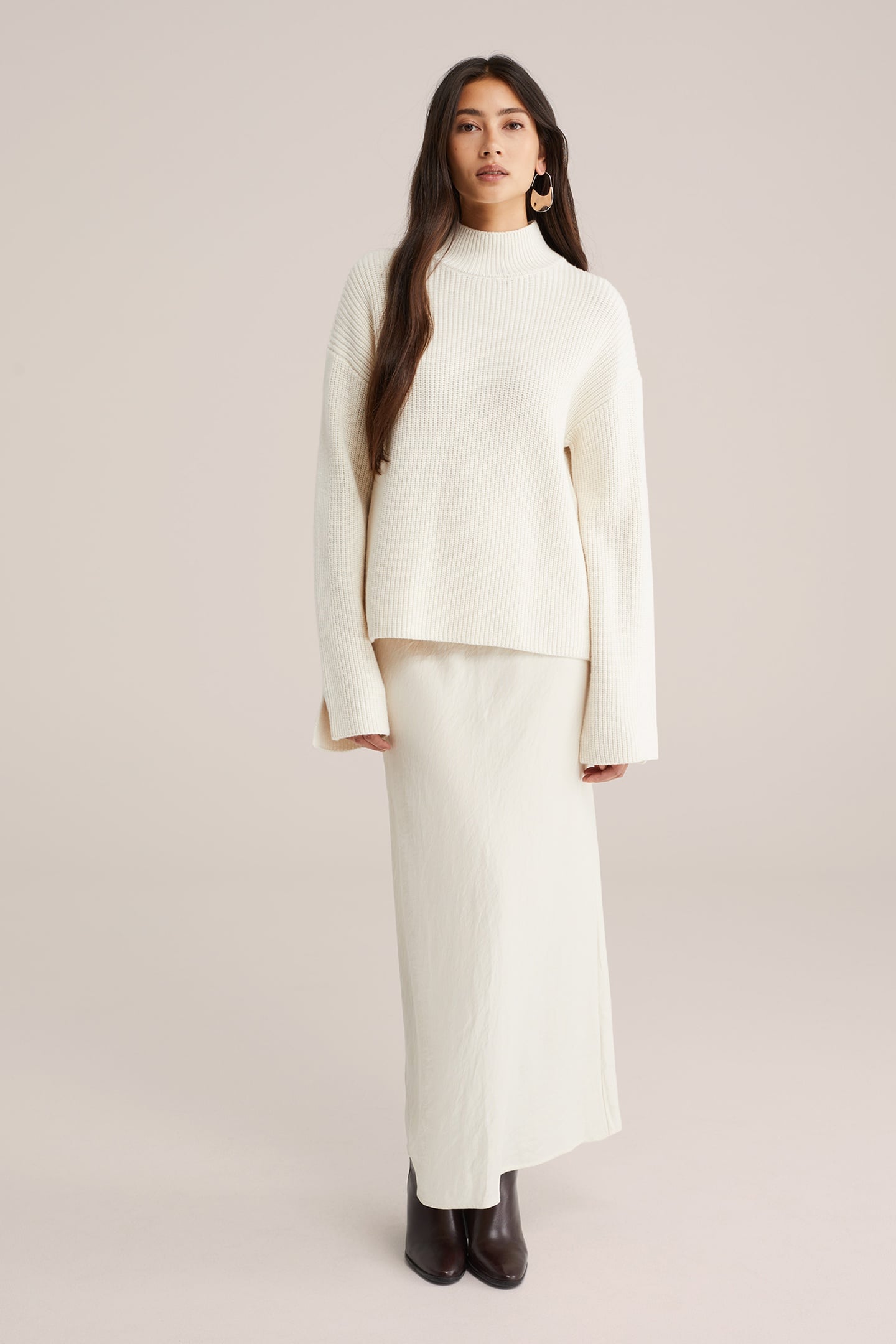 KNITTED PULLOVER OFF-WHITE 1