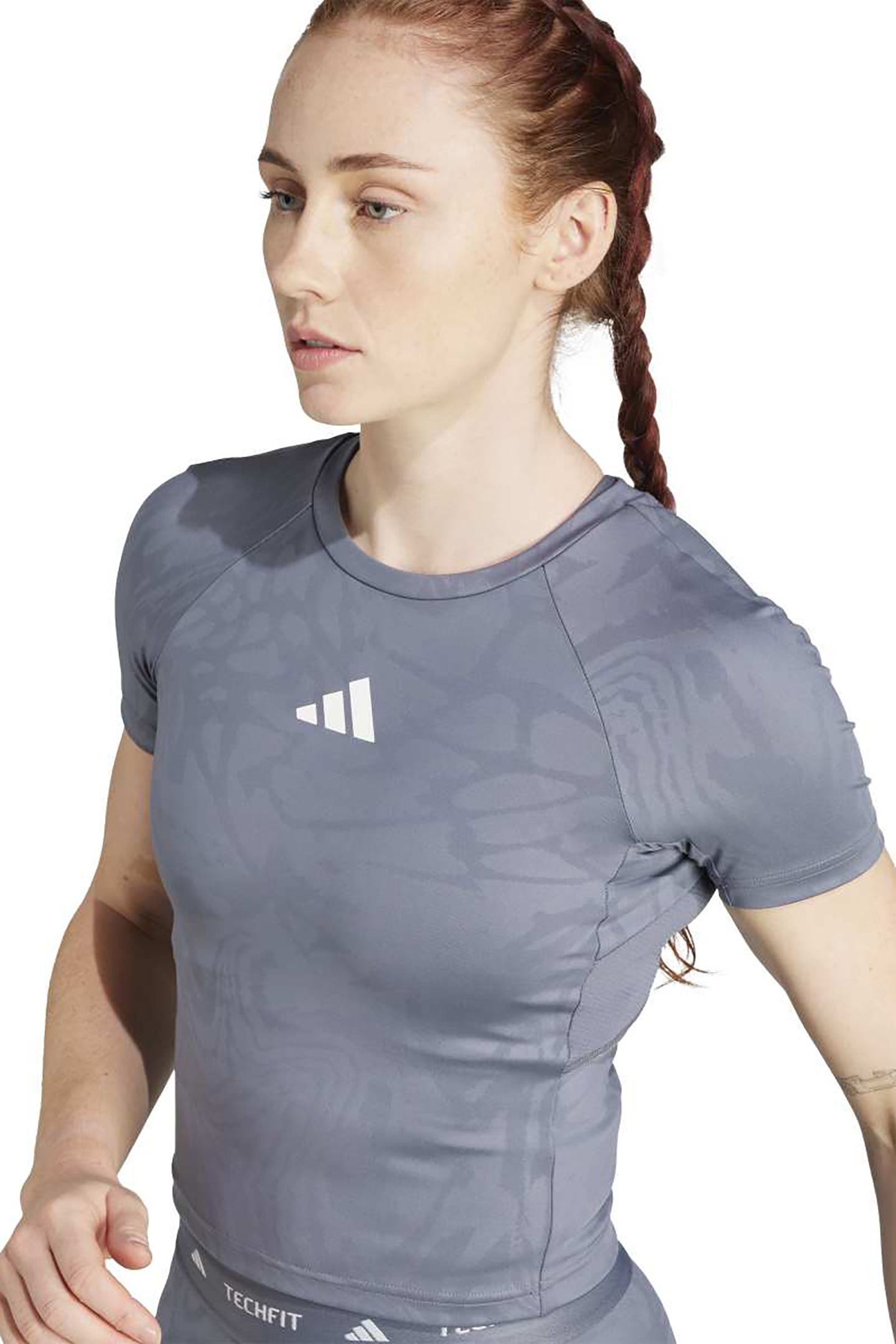PERFORMANCE TECHFIT PRINTED T-SHIRT ONIX 3
