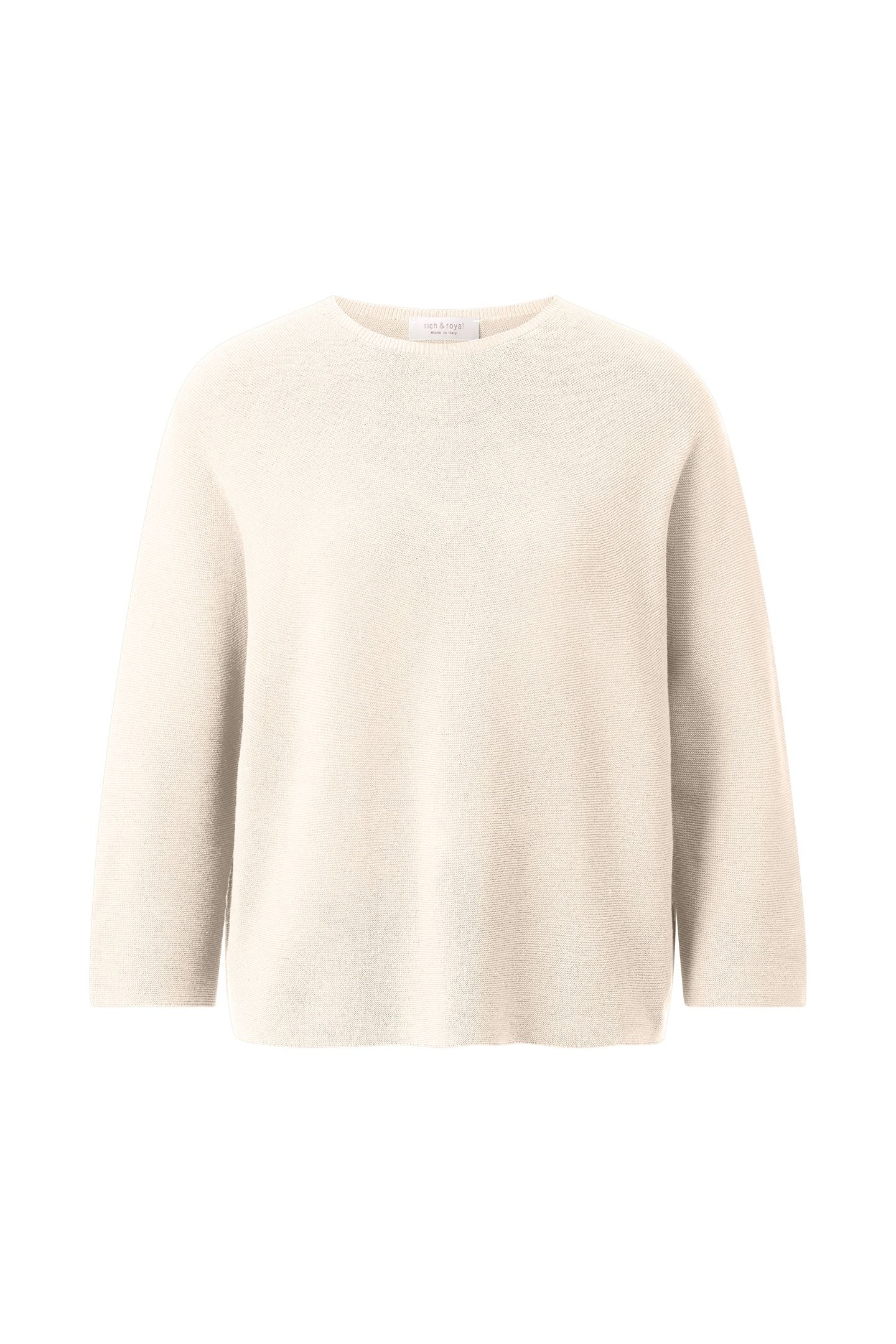 CREW-NECK SEAMLESS PEARL WHITE 4