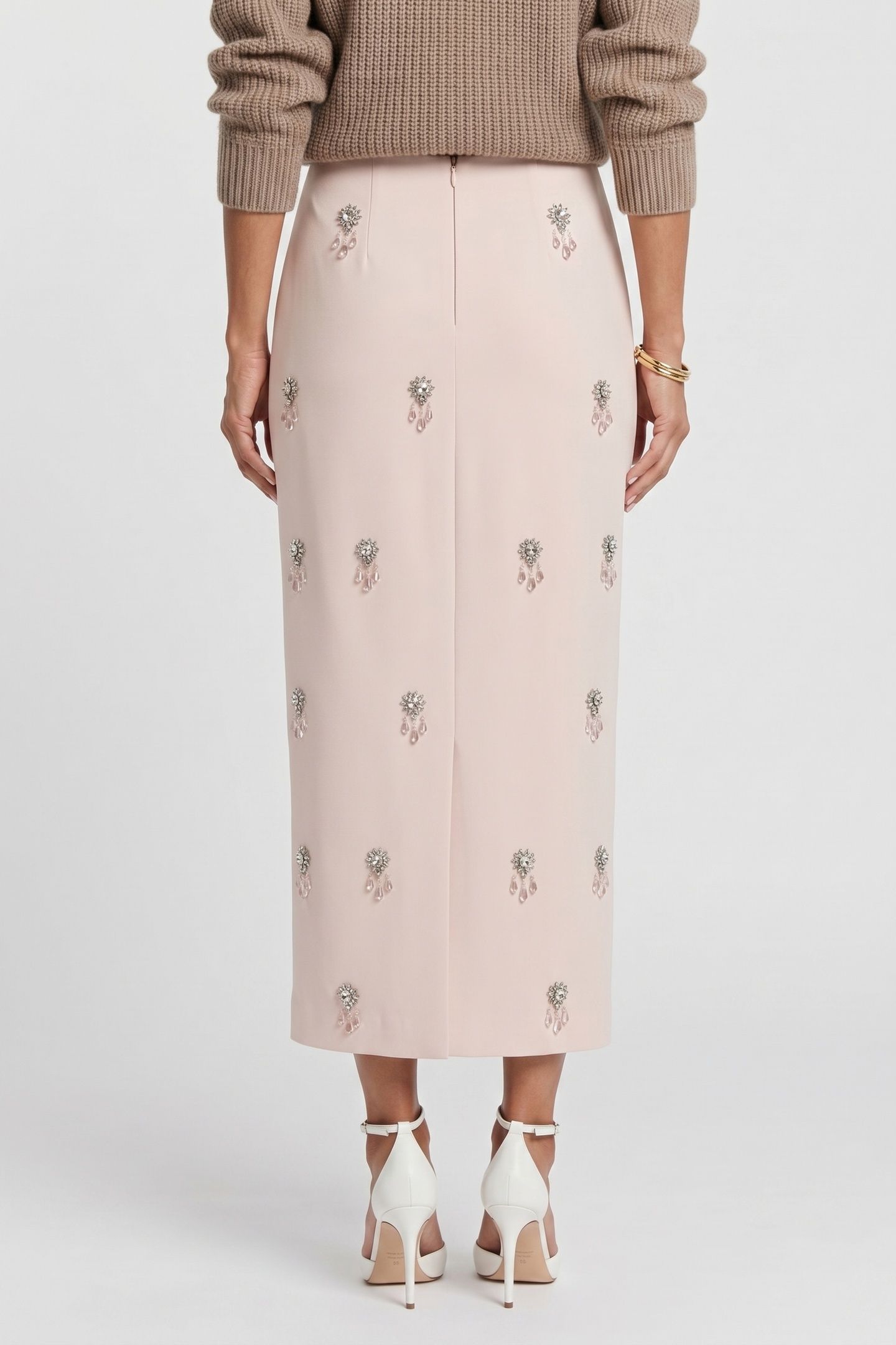 CRYSTAL MAXI SKIRT BLUSH 4