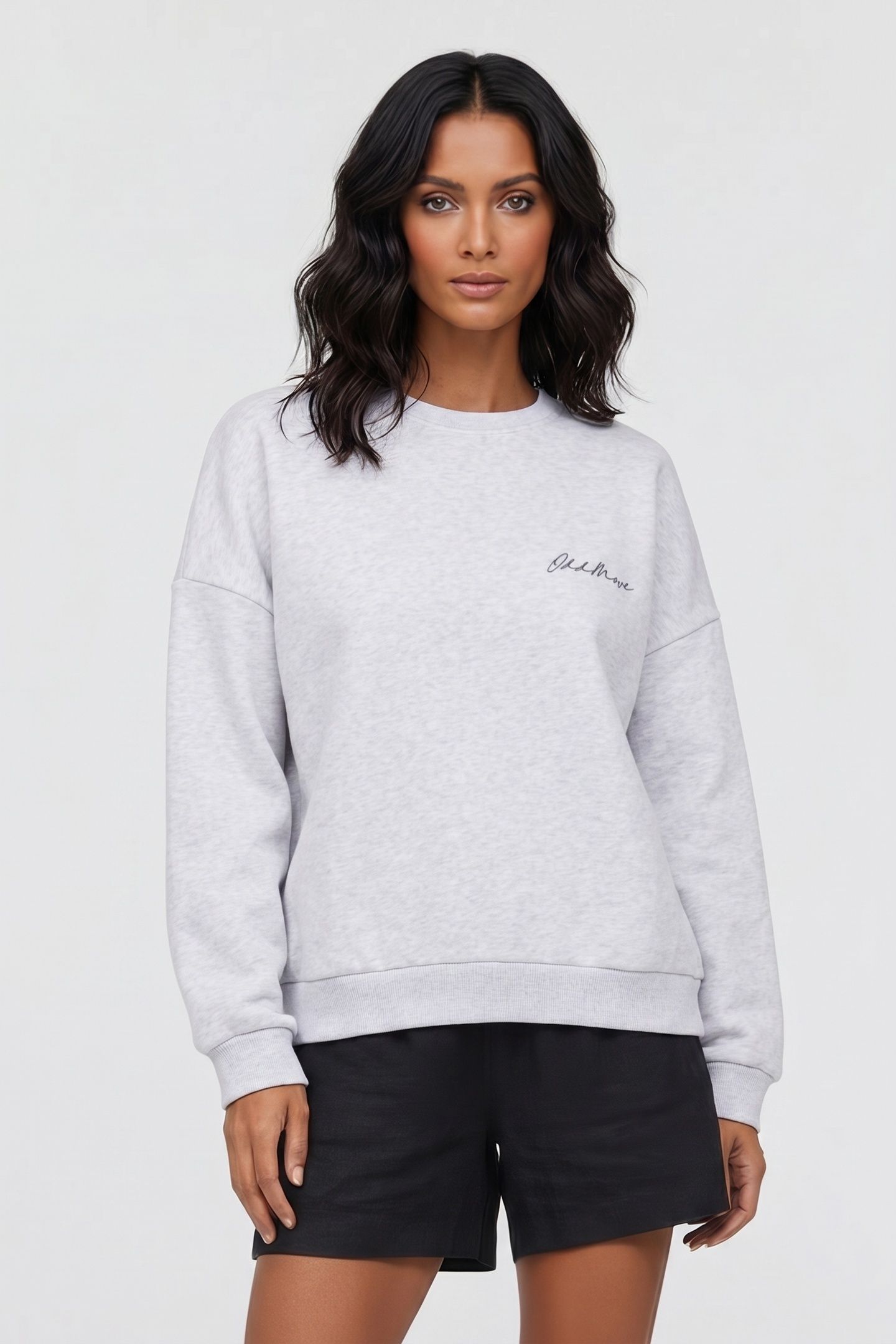 CREWNECK SWEATSHIRT GREY 1