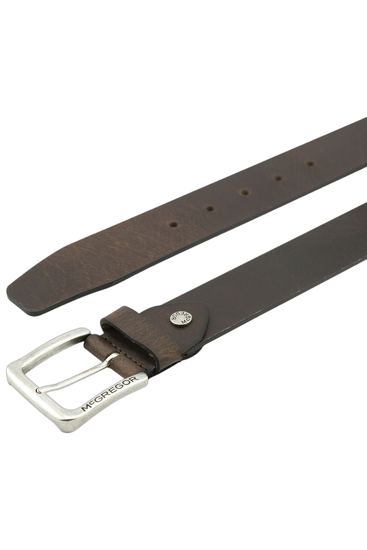 LEATHER BELT DARK BROWN 2