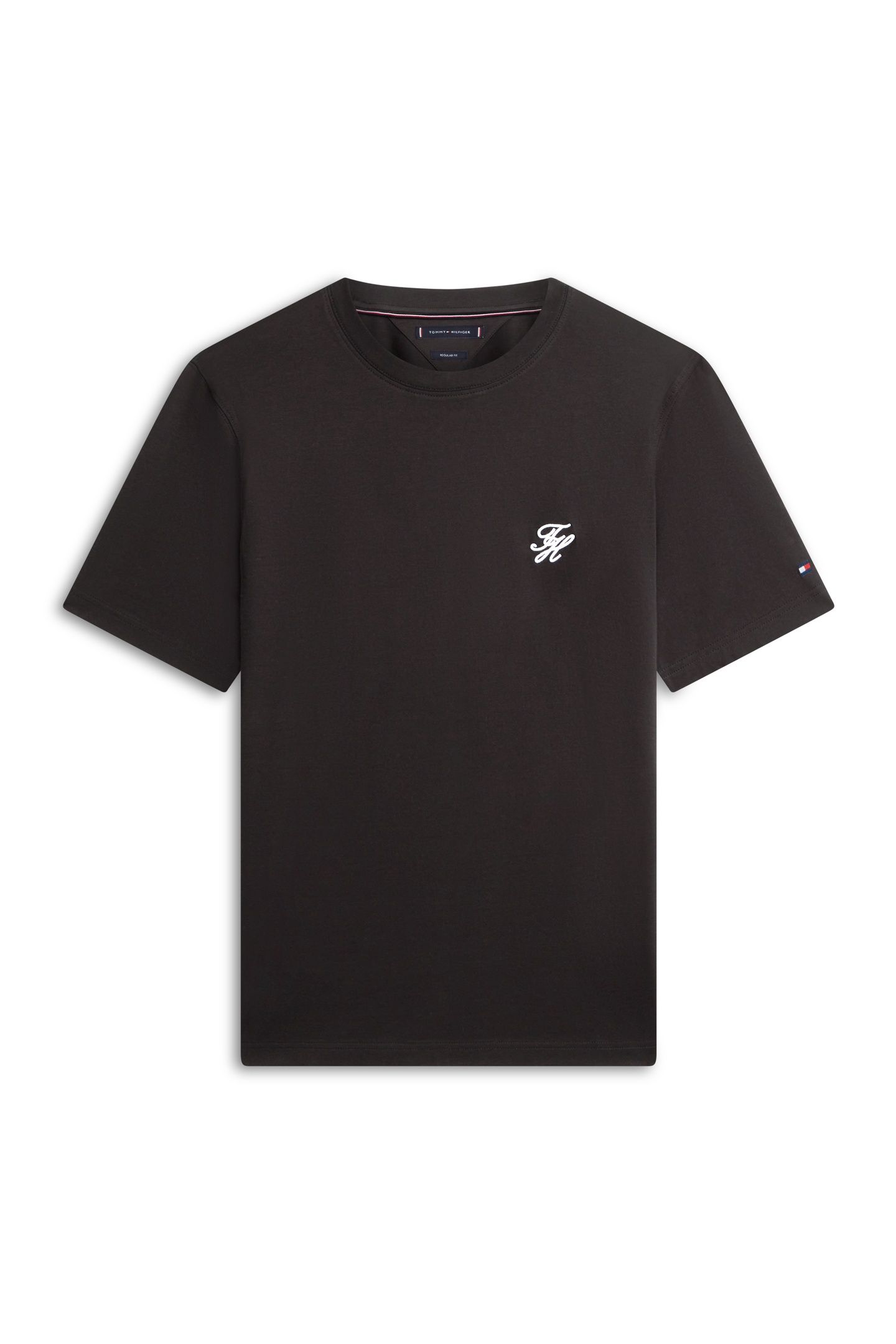 SCRIPT MONOGRAM T-SHIRT BLACK 4