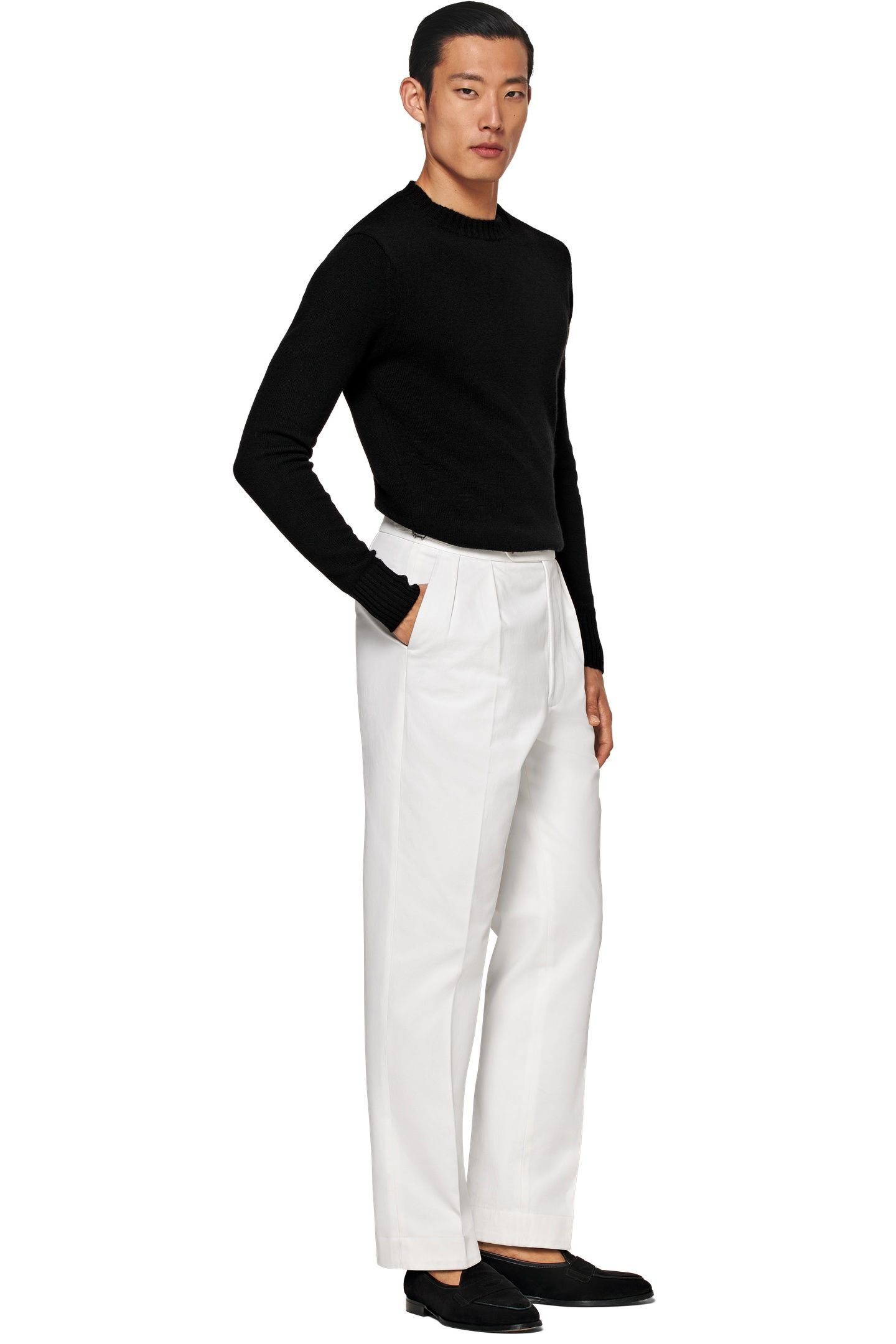 MIRA-OFF-WHITE FORMAL TROUSERS OFF-WHITE 5