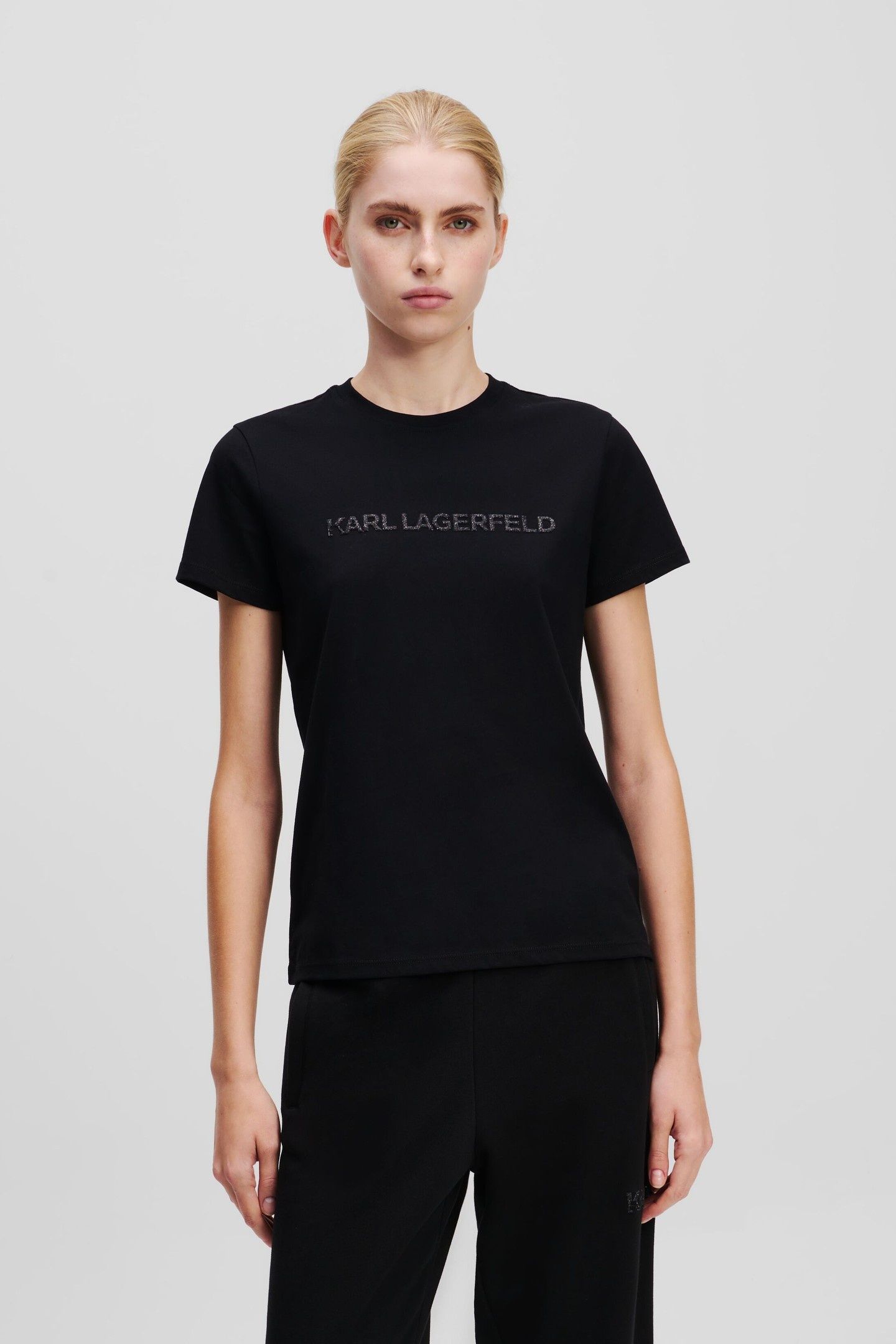 COMMERCIAL LOGO T-SHIRT BLACK 1