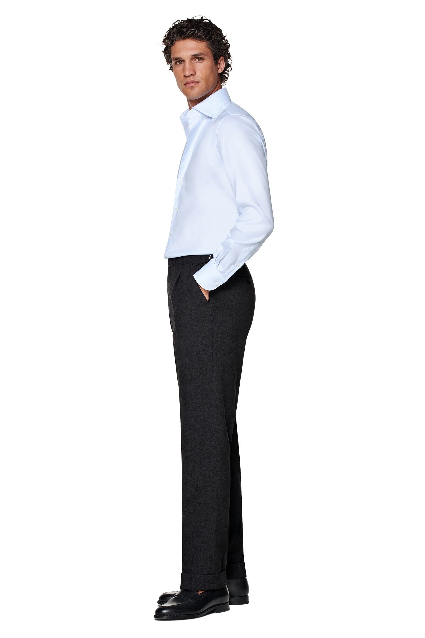 TRAVELLER LIGHT BLUE CLASSIC FORMAL SHIRTS LIGHT BLUE 3