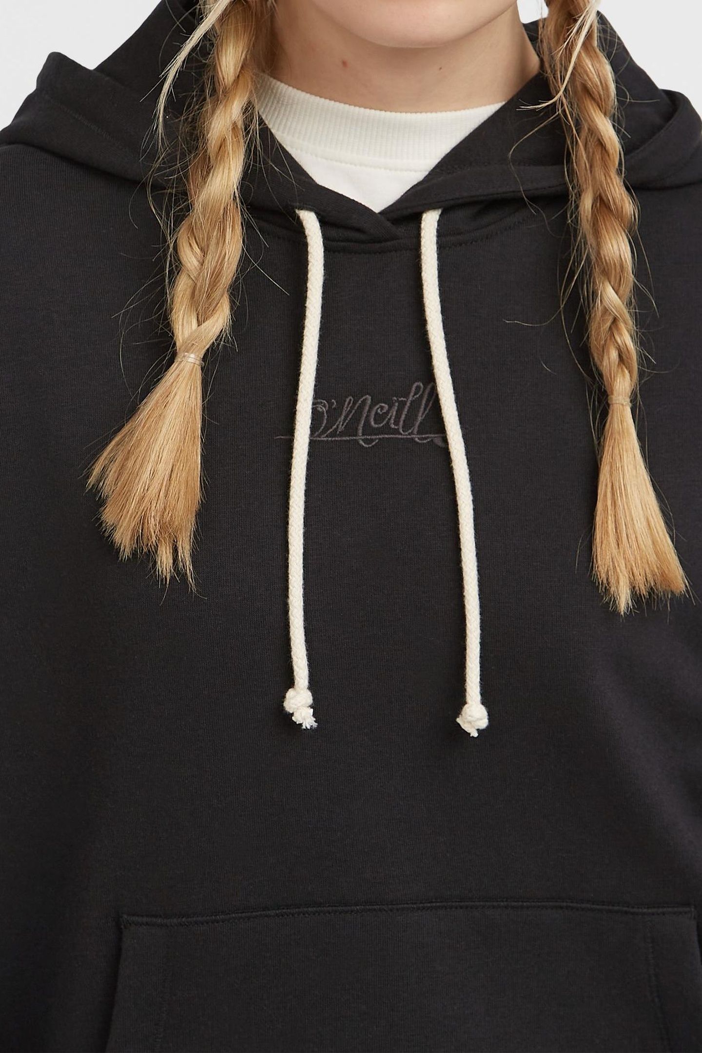 ESSENTIALS O'NEILL SCRIPT HOODIE BLACK OUT 7