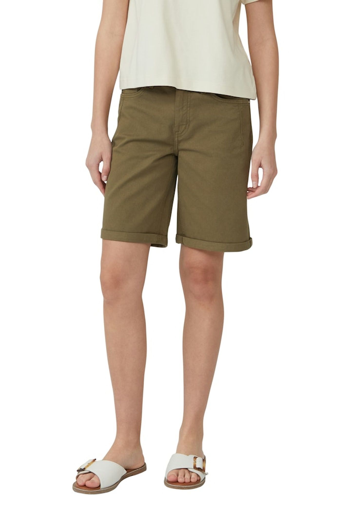 S.OLIVER JEANS SHORTS ARMY 1