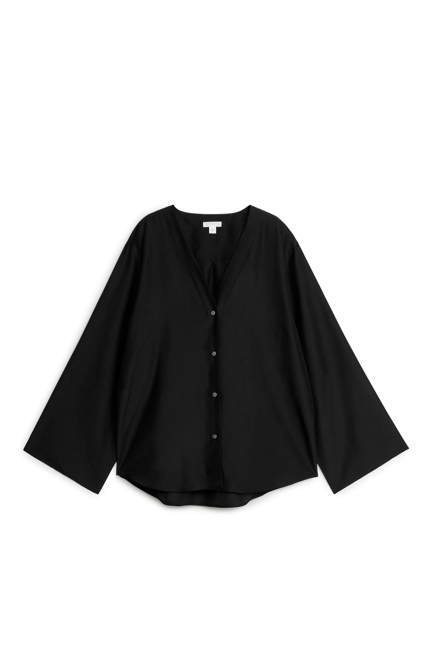 SOLA HABOTAI SILK SHIRT BLACK 3