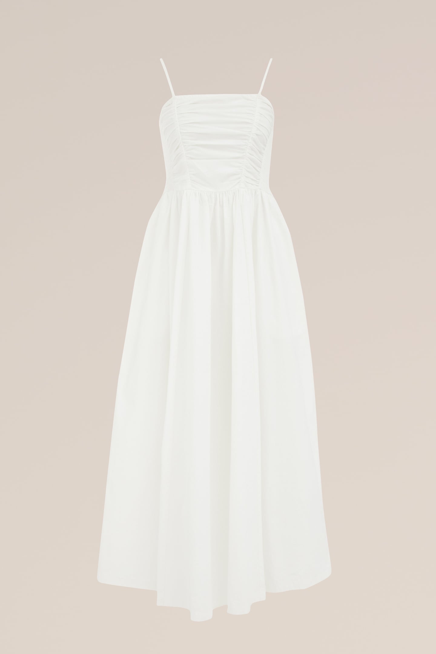 DRESS MID LENGTH WHITE 5