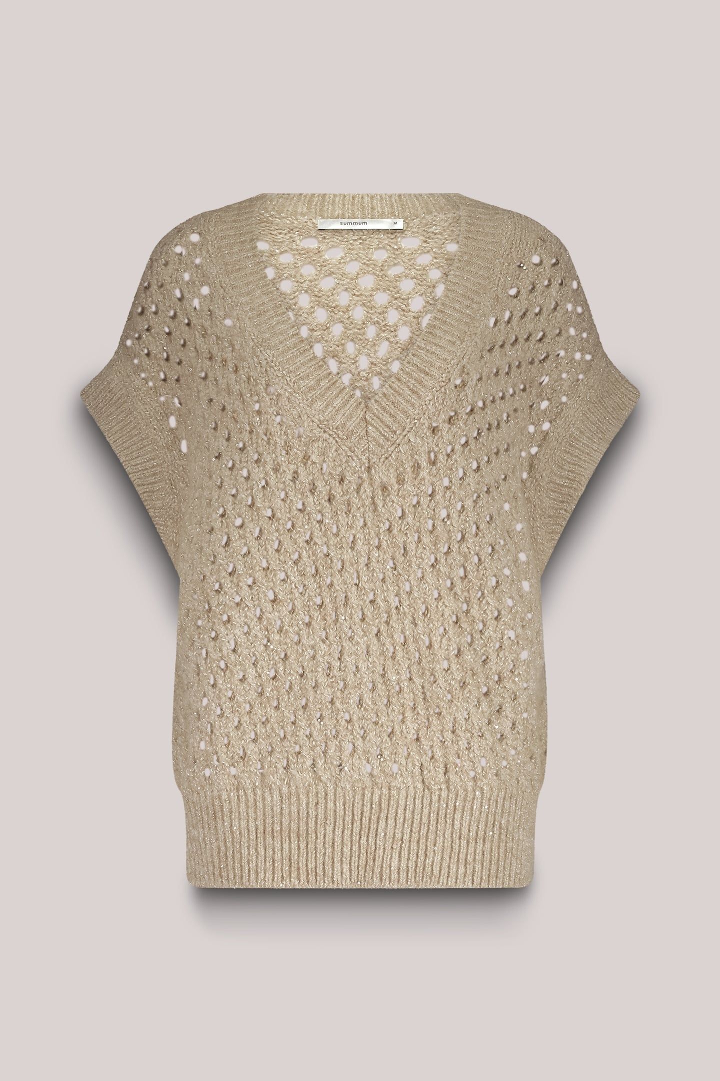 OVERSIZED SPENCER SEQUIN MOHAIR BLEND KNIT ALPACA 4