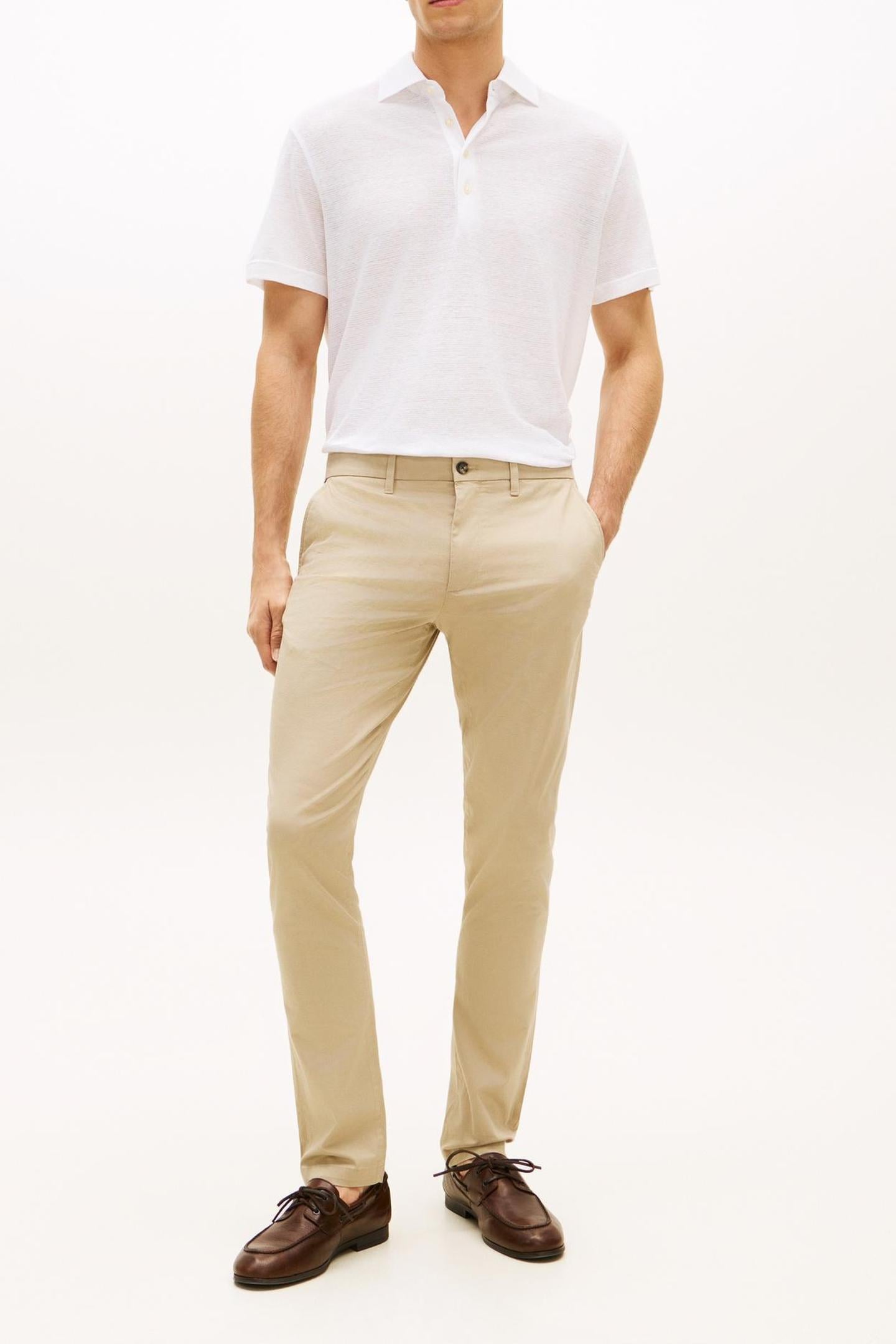 BLEECKER PRINTED CHINO SANDALWOOD 1