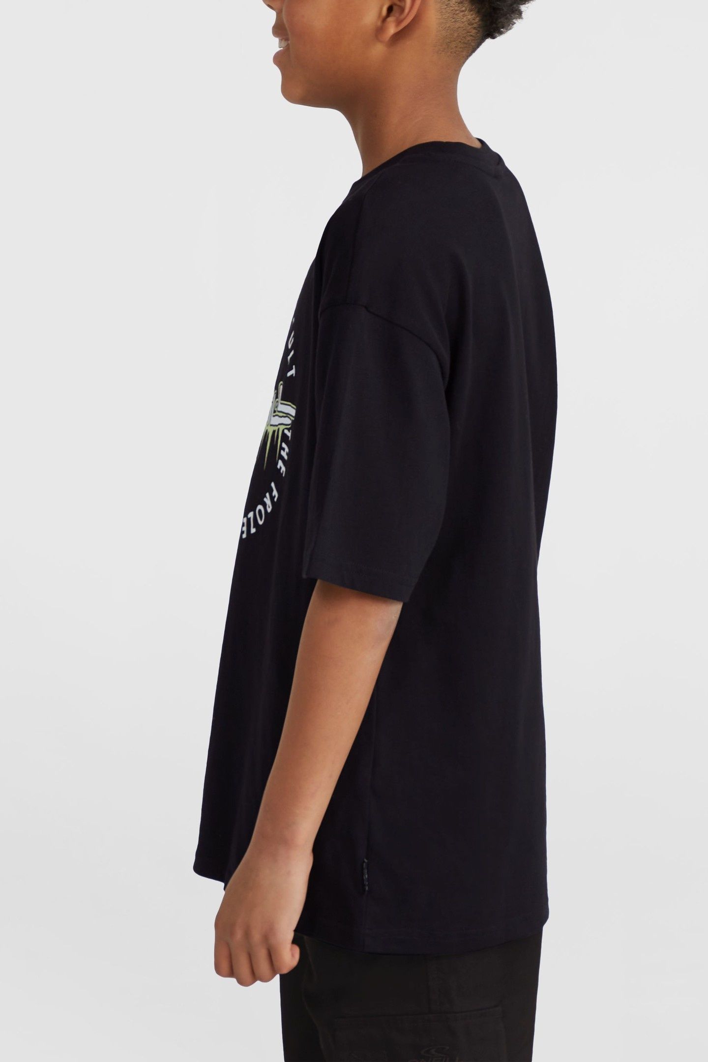BOYS O'NEILL GRAPHIC T-SHIRT BLACK OUT 4