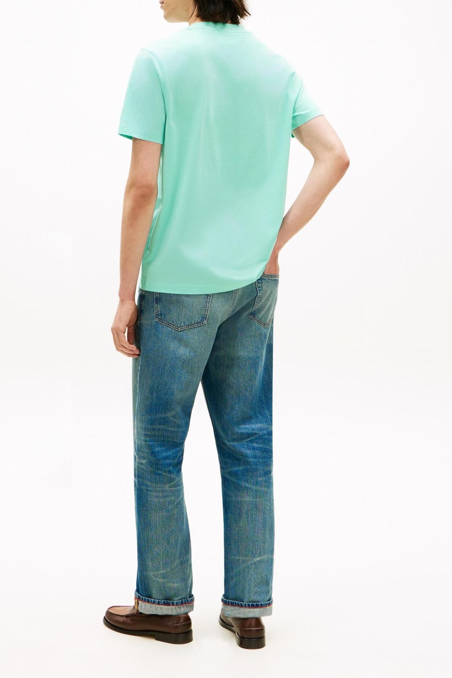 SCRIPT MONOGRAM T-SHIRT ARCTIC AQUA 3