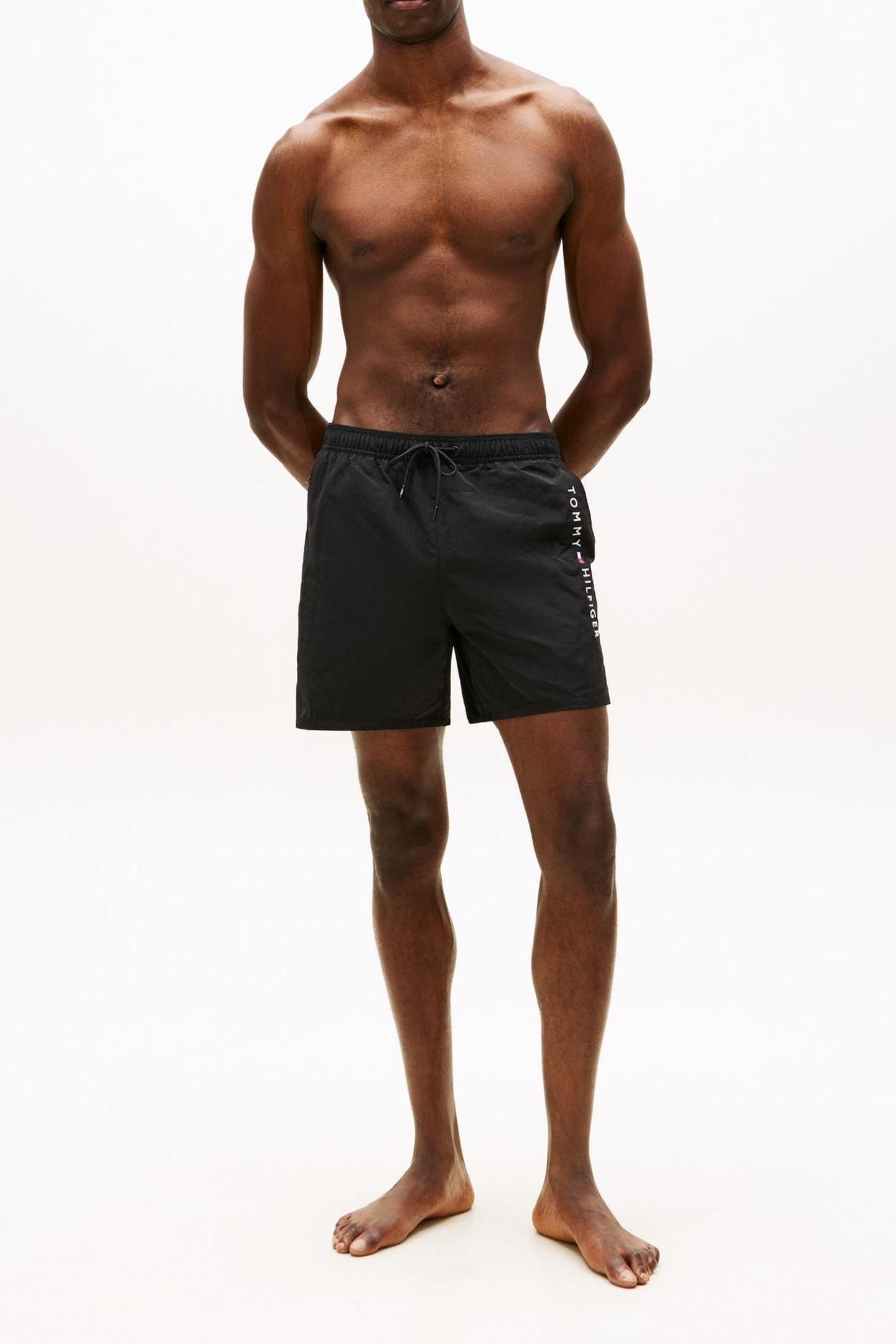 MEDIUM DRAWSTRING SWIM TRUNK BLACK 1