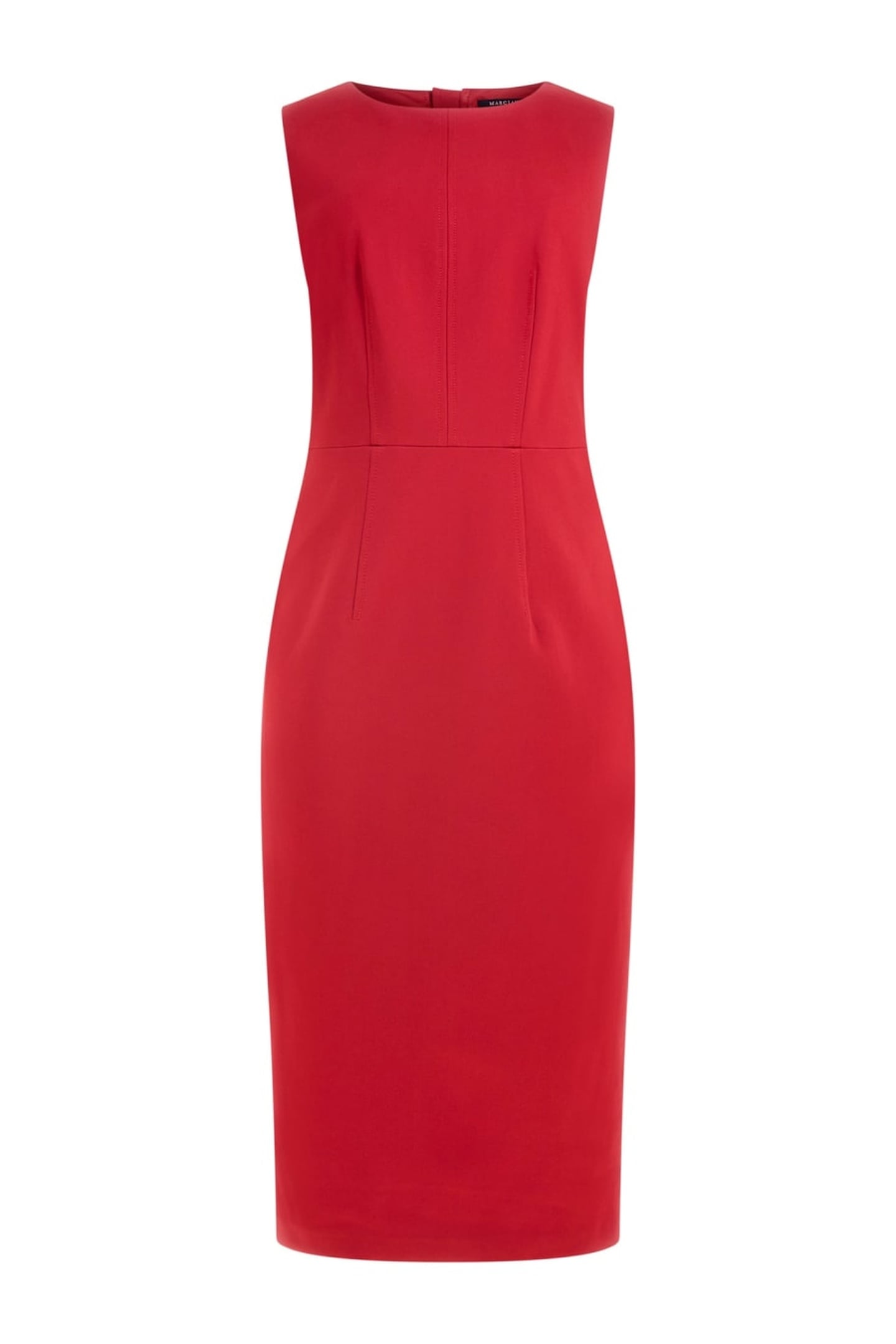 GWEN SL ZIP MIDI DRESS SAMBA RED VIBES 1