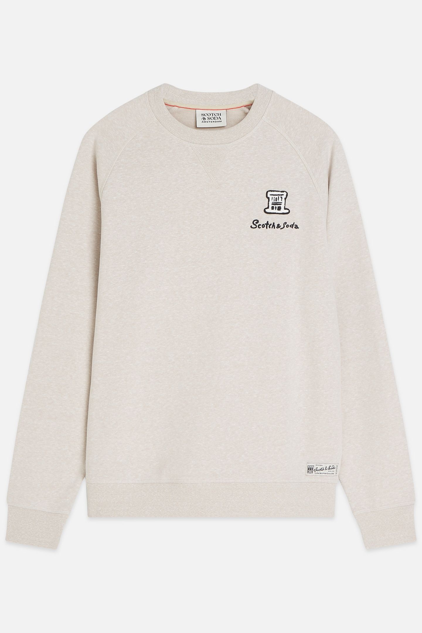 MELANGE REGULAR-FIT SWEATSHIRT OFFWHITE MELANGE 4