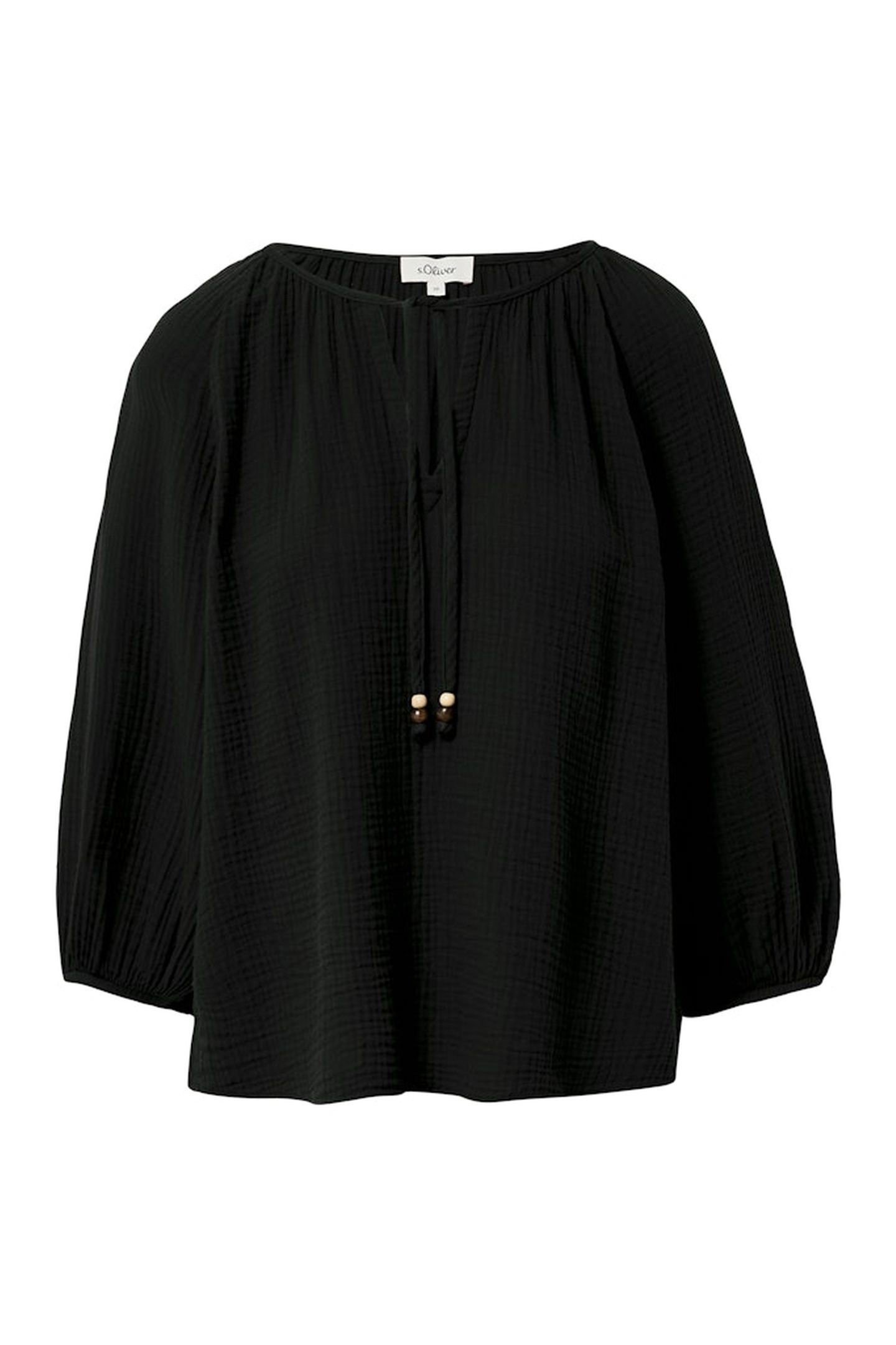 S.OLIVER BLOUSES BLACK 4