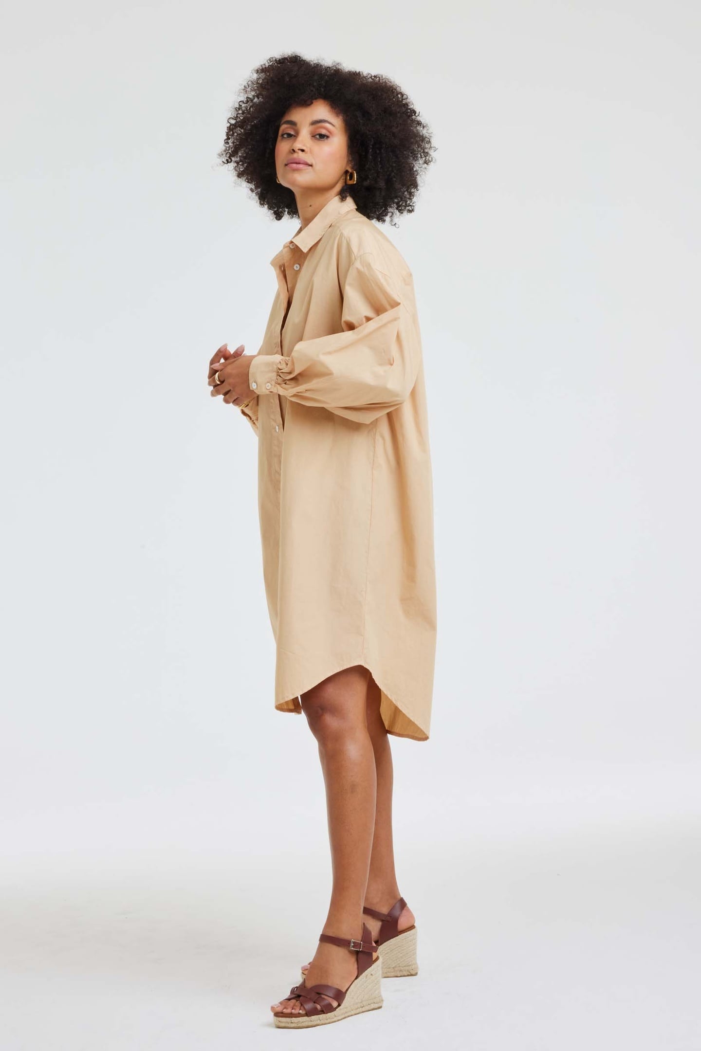TUNIC ANTIBES TAN BROWN 1
