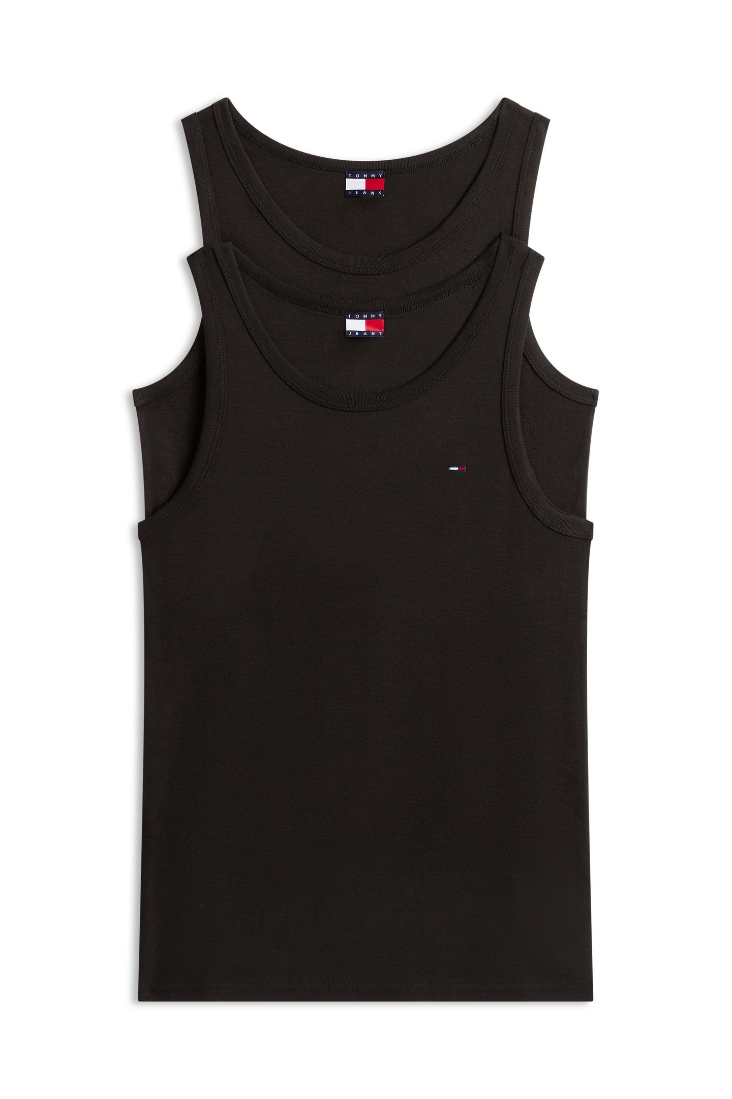 TJM XSLIM 2-PACK RIB T-SHIRT BLACK/BLACK 1