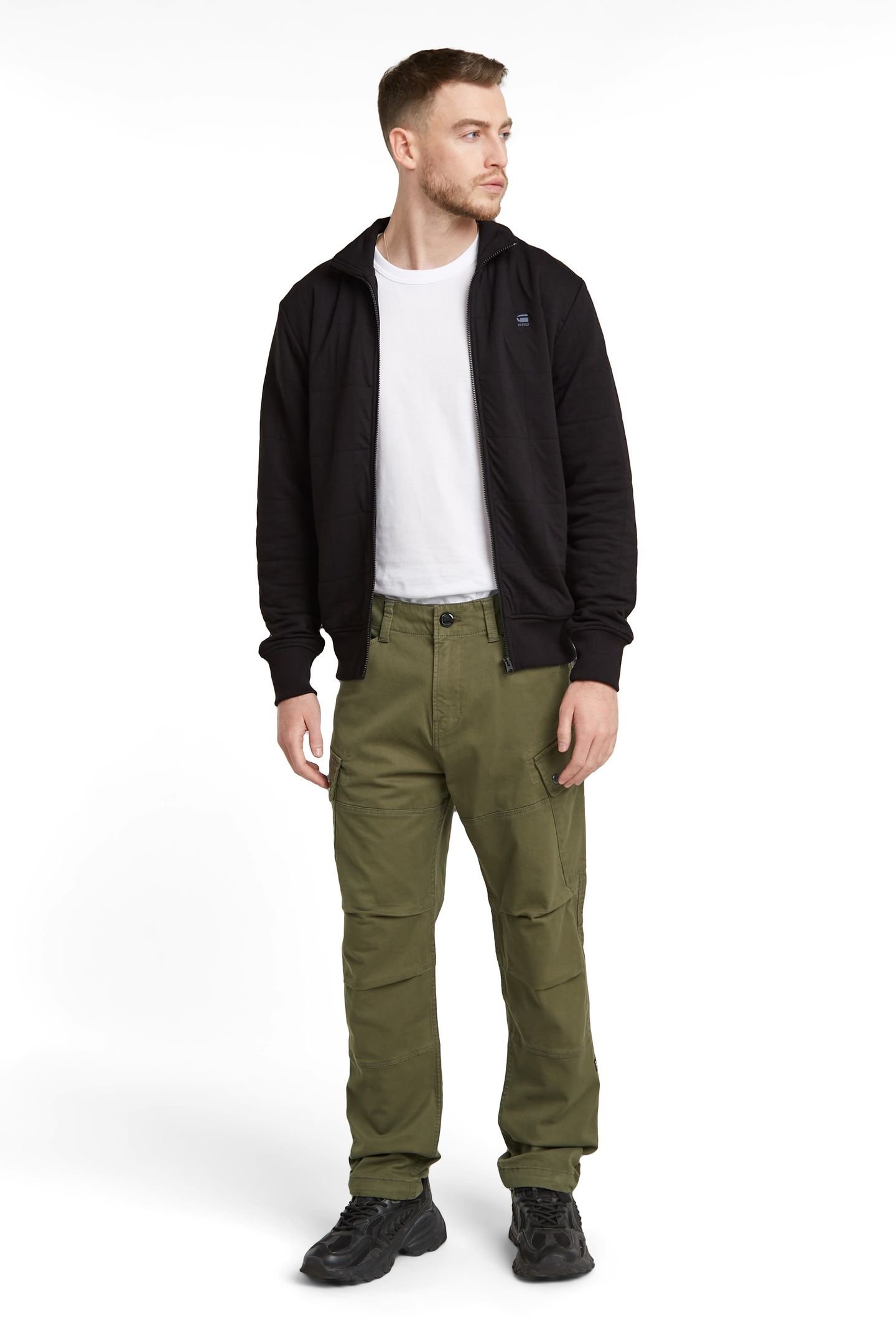 ROXIC STRAIGHT TAPERED CARGO PANT SHADOW OLIVE 1