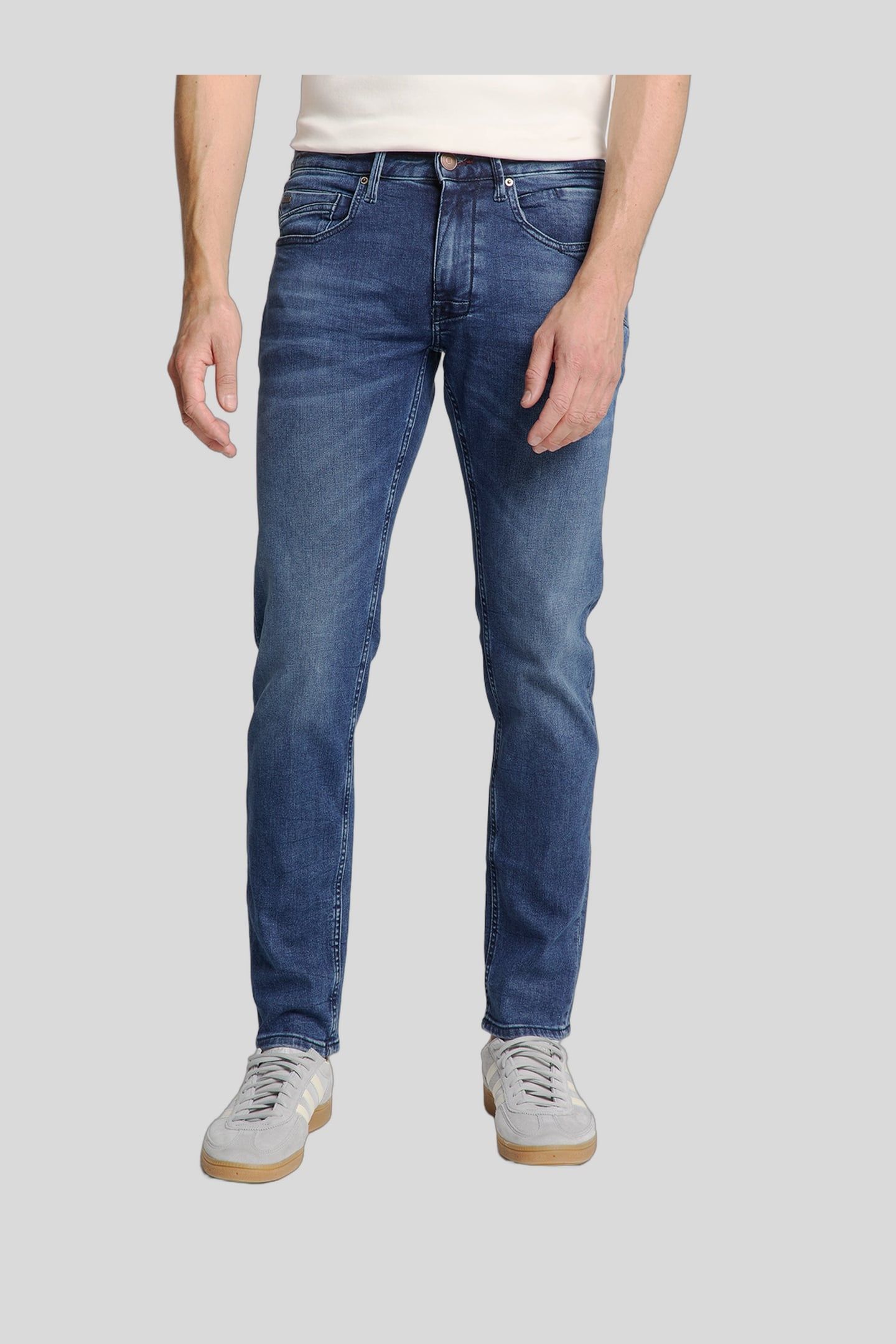 DENIM, TAPERED 712, STONE USED, STRETCH STONE USED DENIM 2