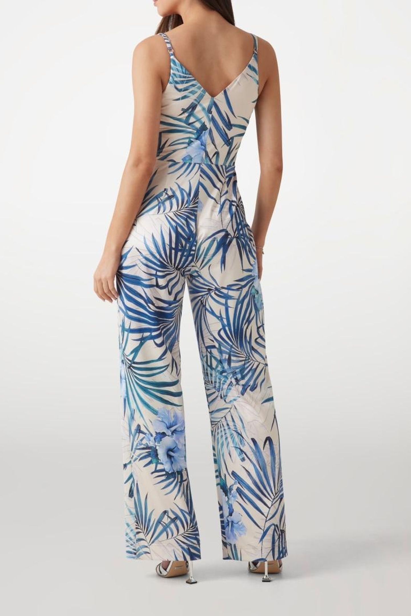 GUESS ECO ALICE SLINKY OVERALL FIJI PALM PRINT 3