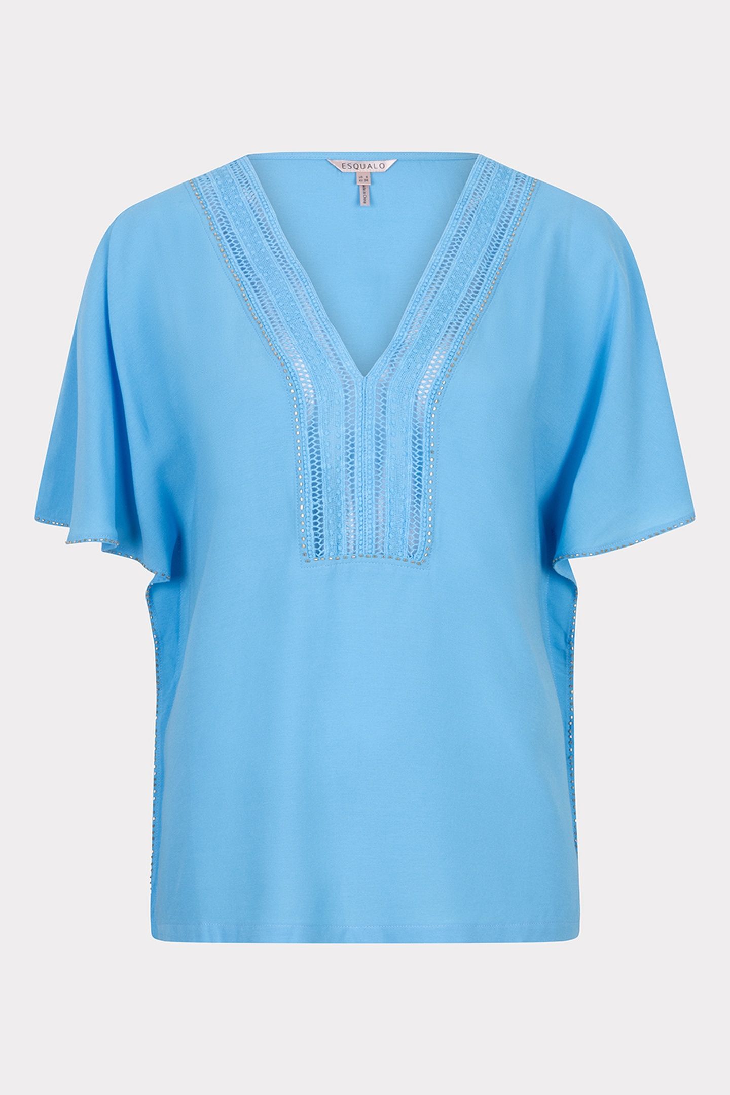 BLOUSE EMBELLISHED BLUE 4