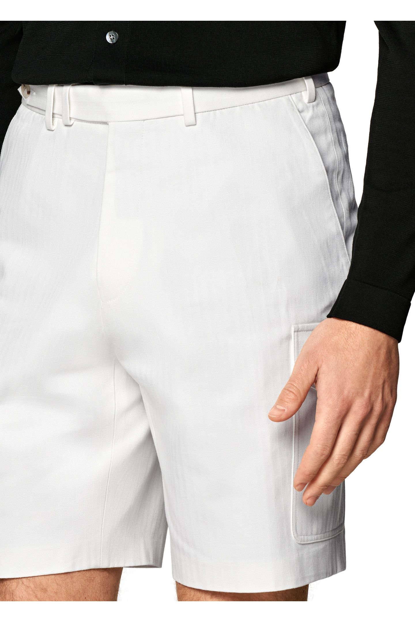 BLAKE CARGO SHORTS-OFF-WHITE CHINO, DENIM AND SHORTS WHITE 8