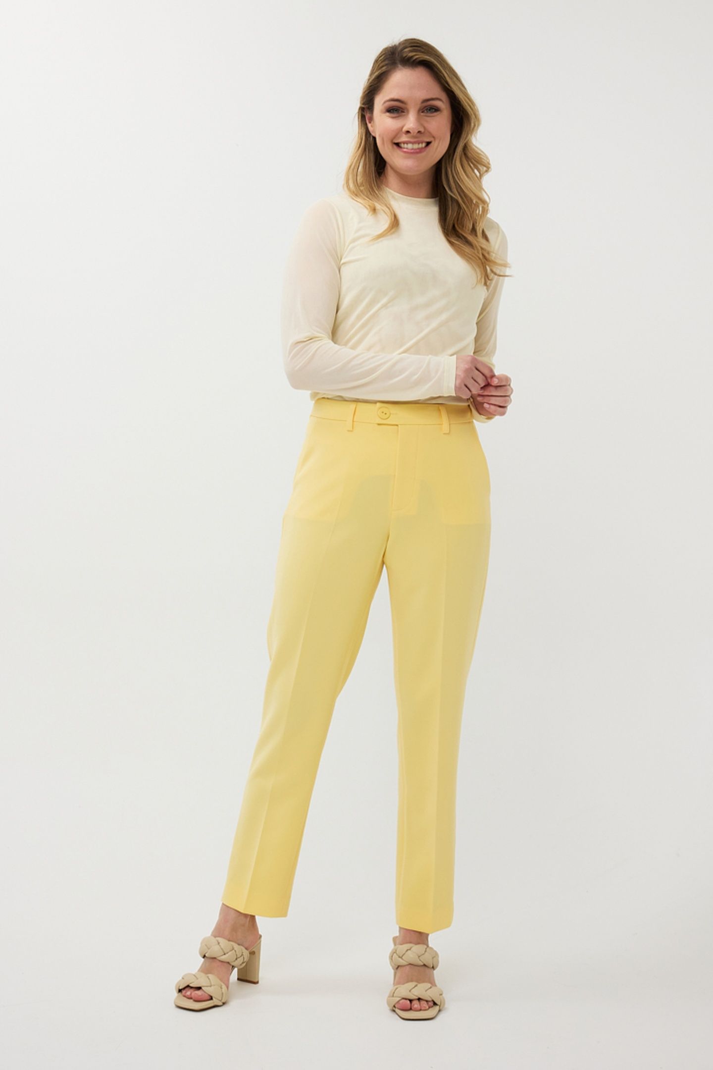 TROUSERS CHINO CITY YELLOW 2
