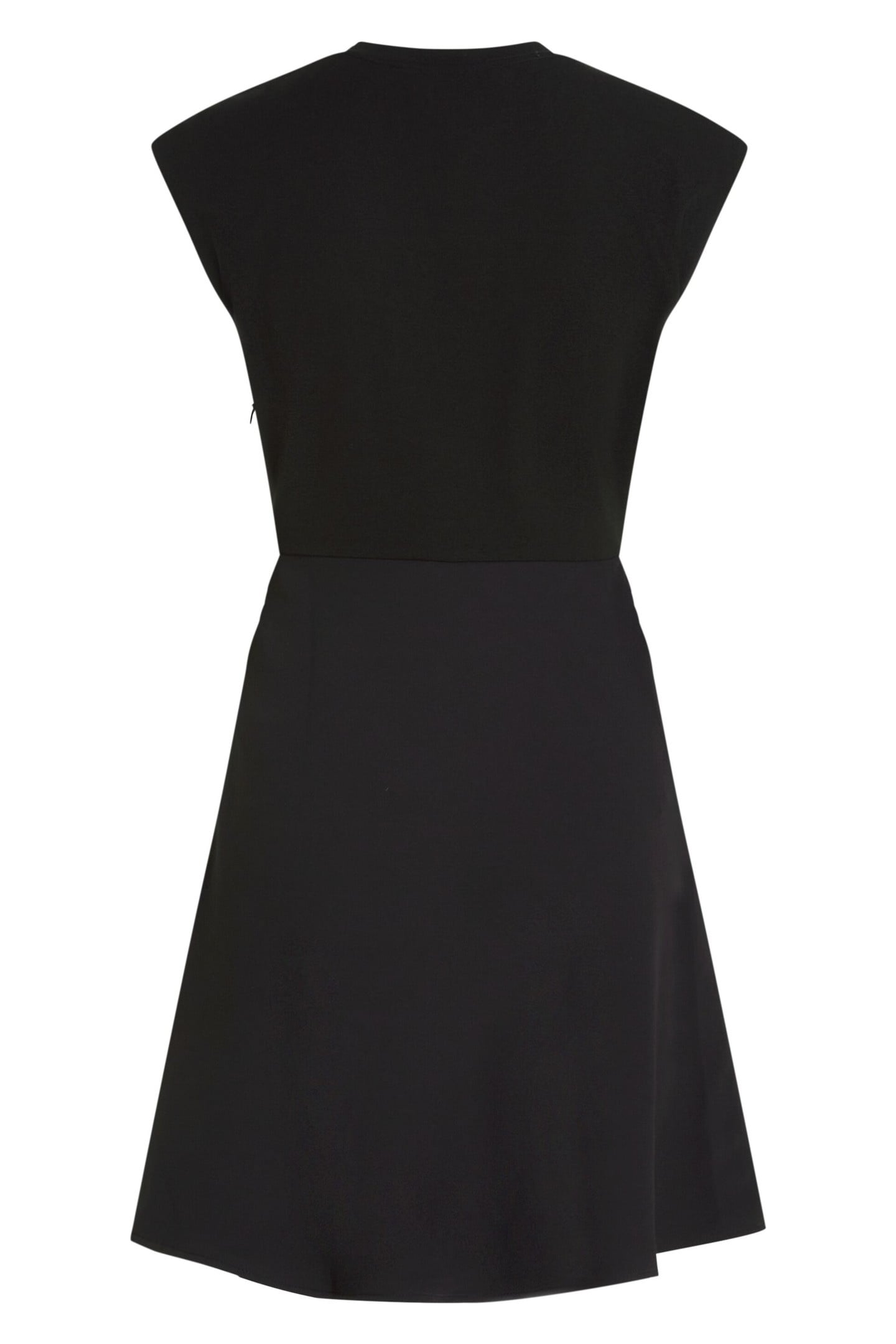FABRIC MIX DRESS BLACK 5