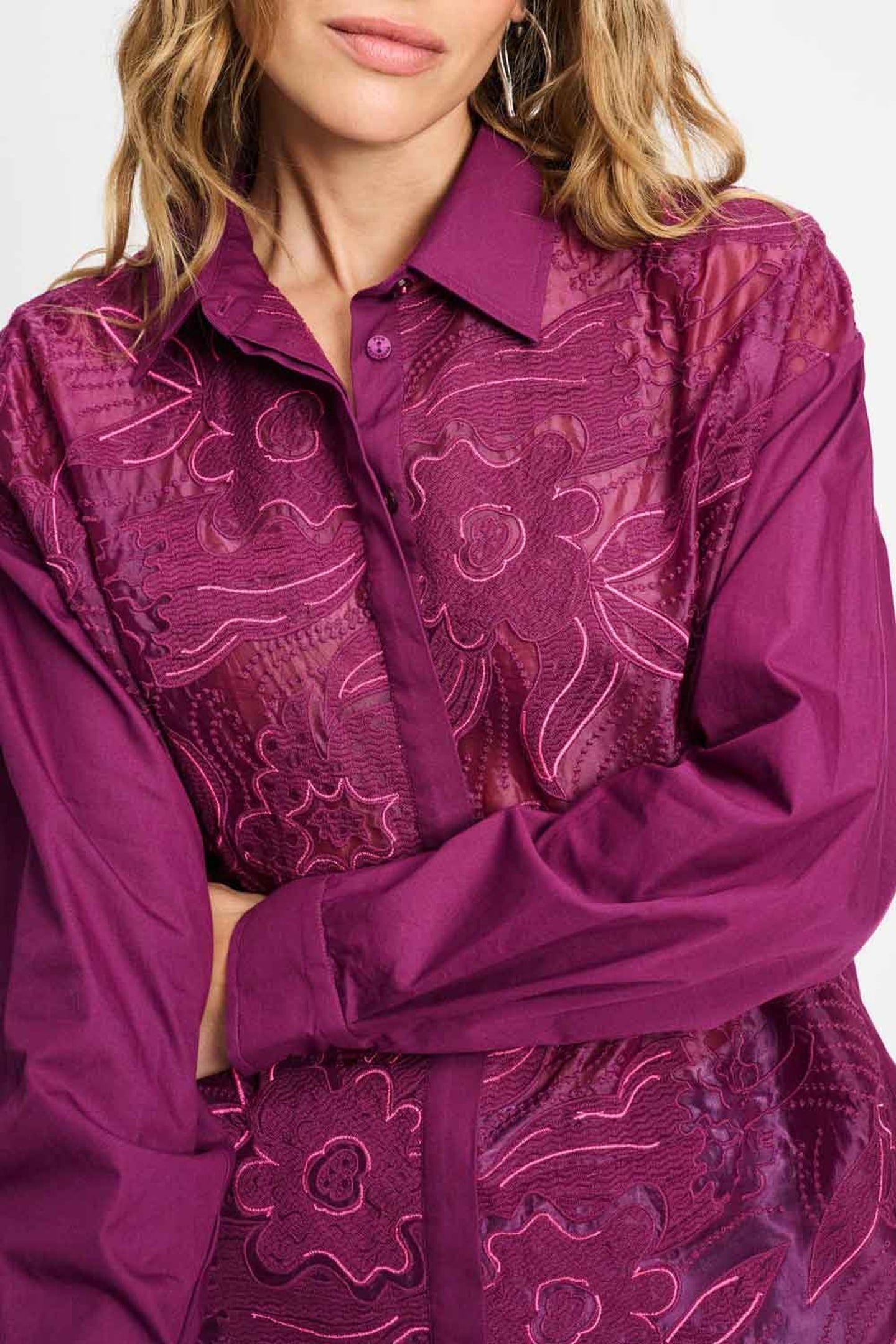 BLOUSE - DASHING PLUM 6