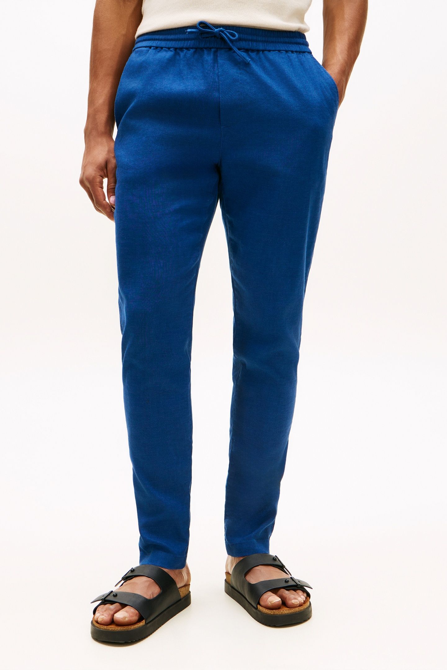 HARLEM PO SORONA LINEN CHINO BLUE JEAN 2