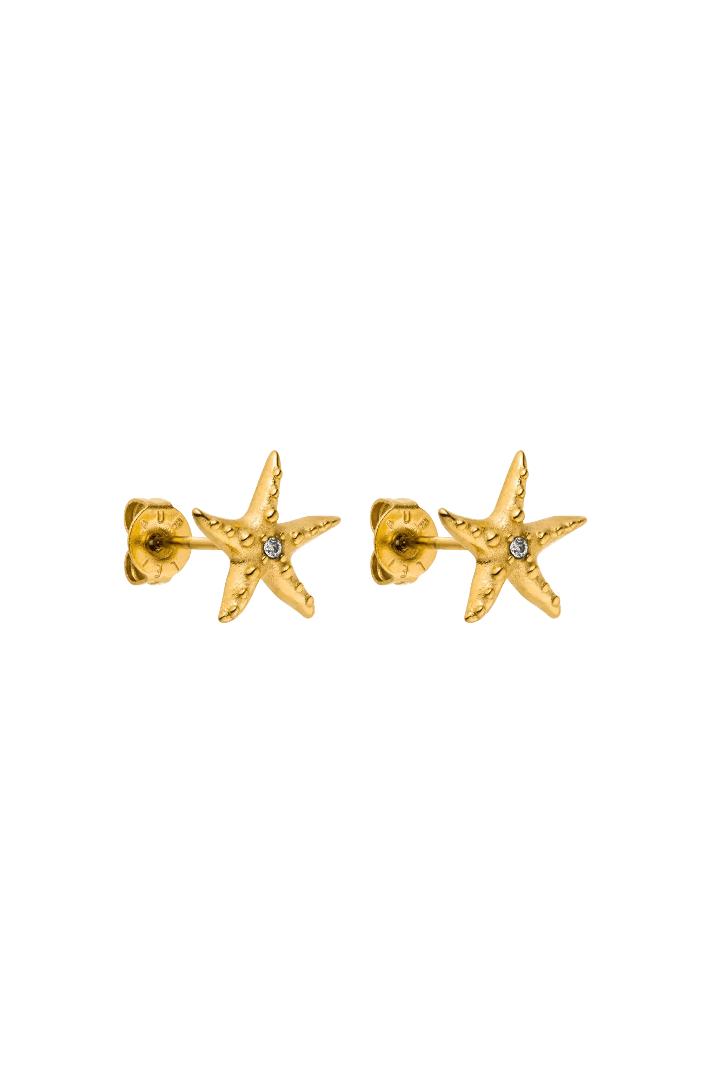 ALOHA STARFISH OHRRINGE GOLD 2