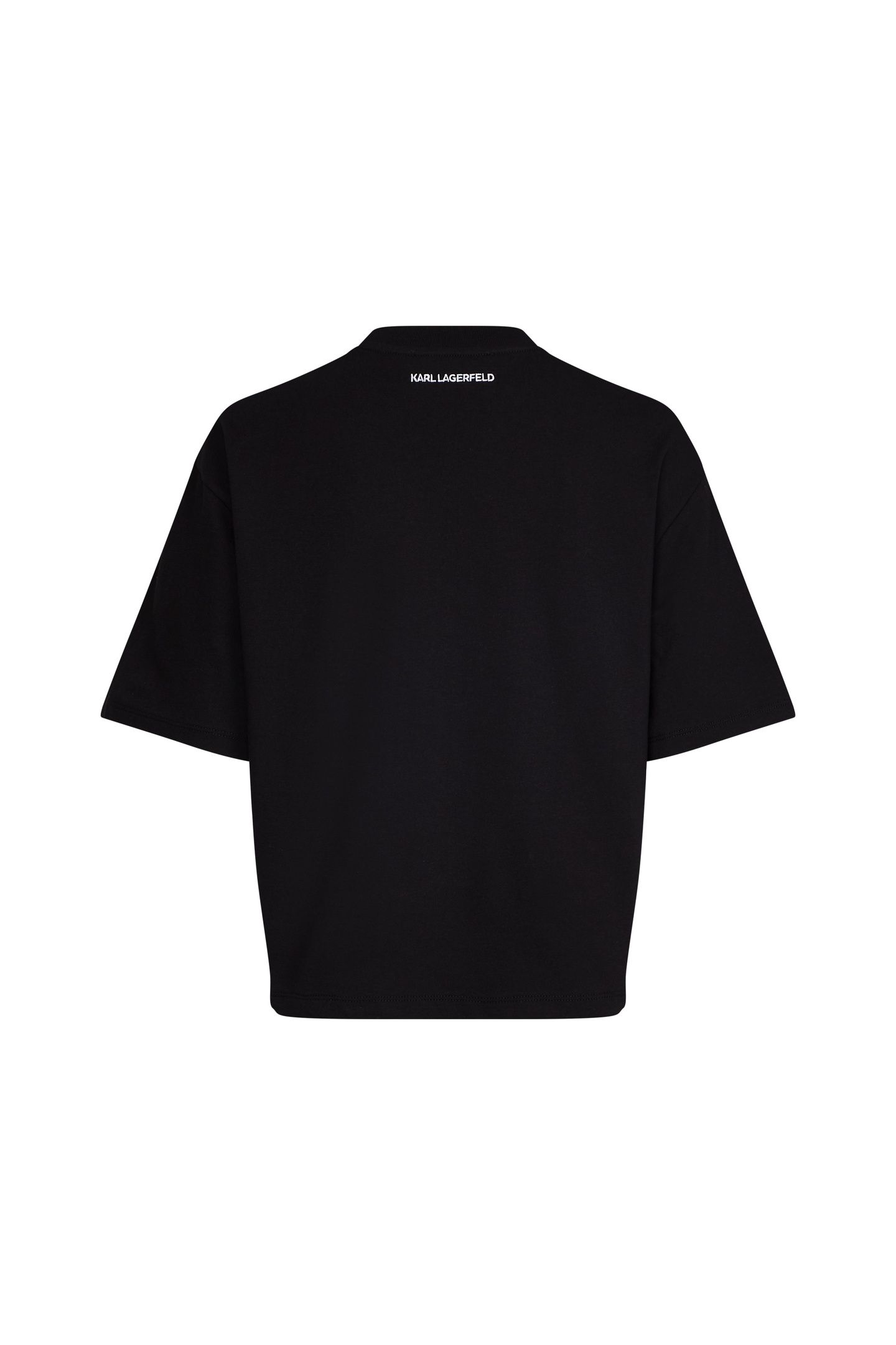 KARL SIGNATURE HEM T-SHIRT BLACK 2