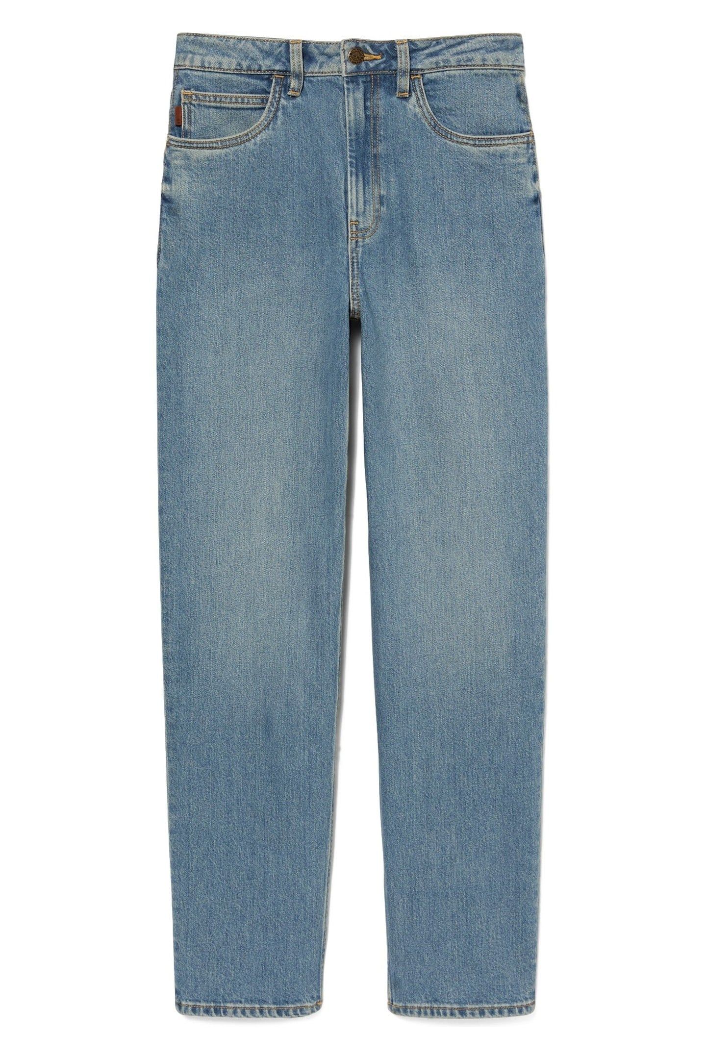 DENIM STRAIGHT PANTS LIGHT BLUE 4