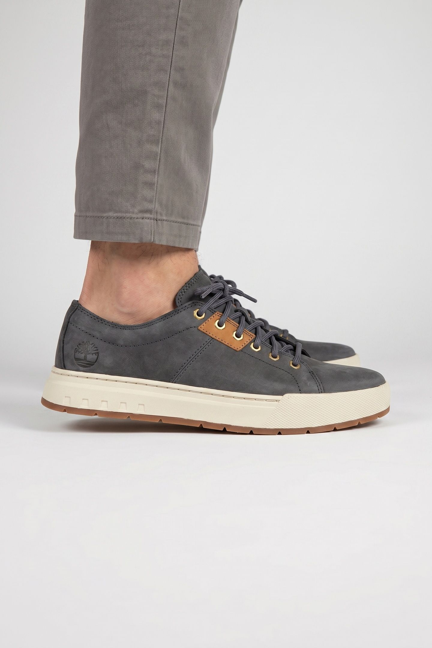 LOW LACE UP SNEAKER DARK GREY 4