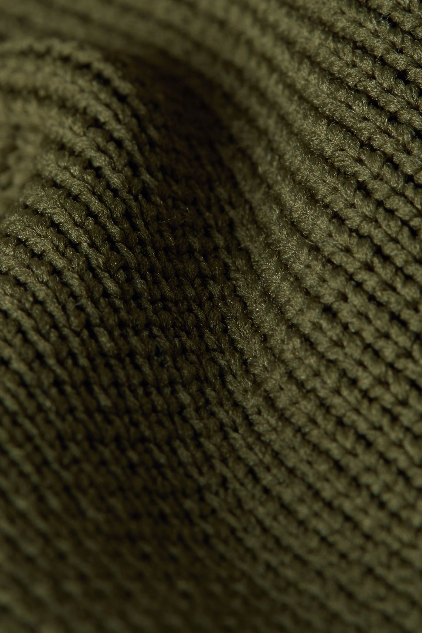 GSXWVB OVERSIZED SHORT SWEAT KNIT ARMY GREEN 7