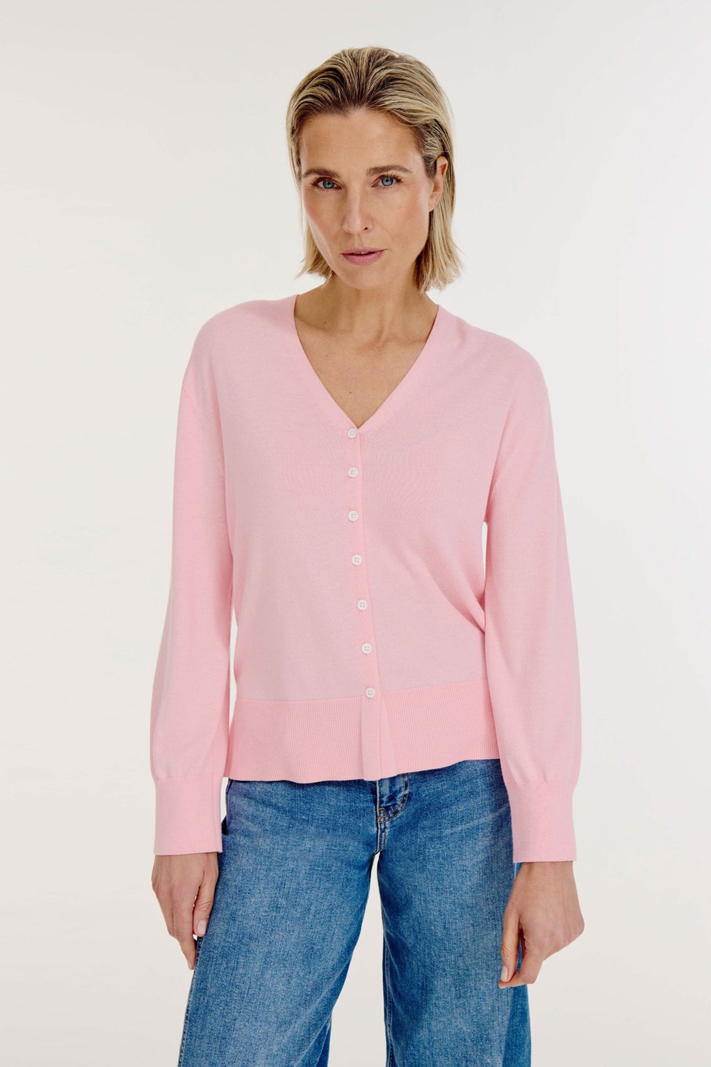 BERCO CARDIGAN LIGHT PINK 1