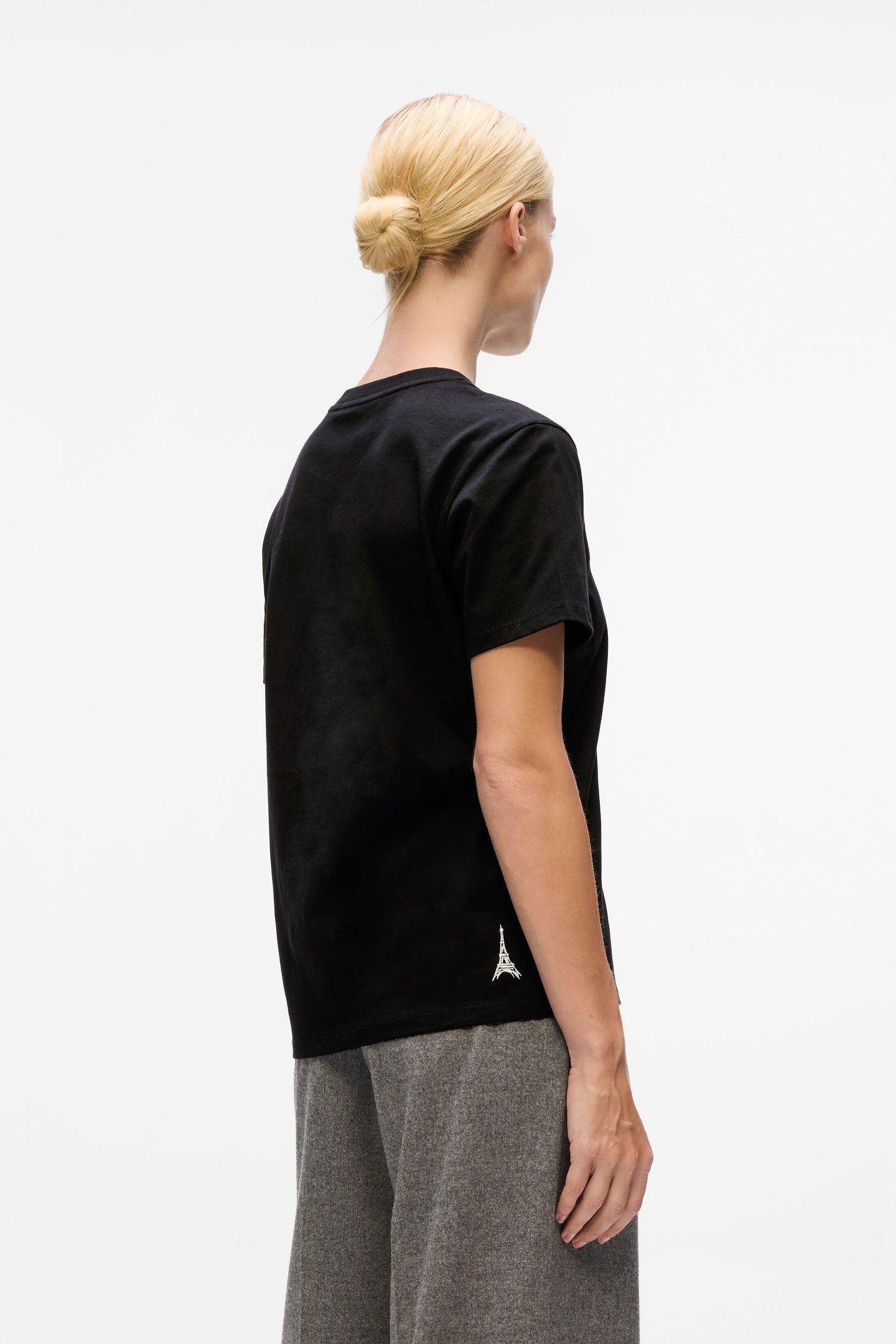 PARIS SKETCH STREET T-SHIRT BLACK 4