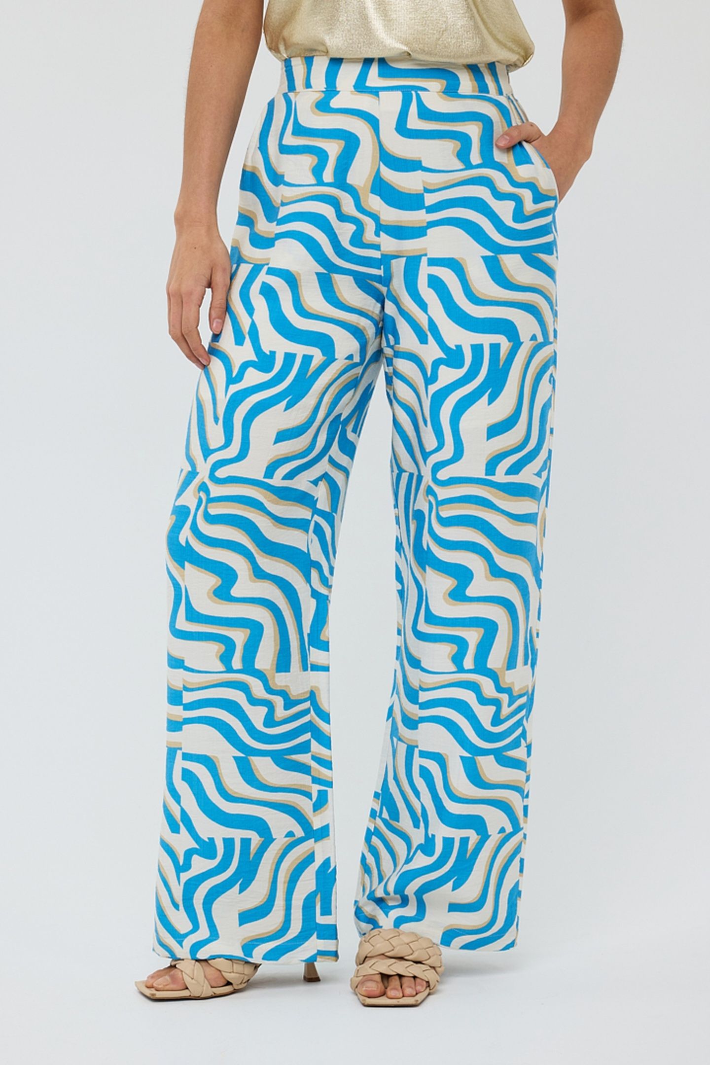 TROUSERS ELECTRIC ZEBRA PRINT 1