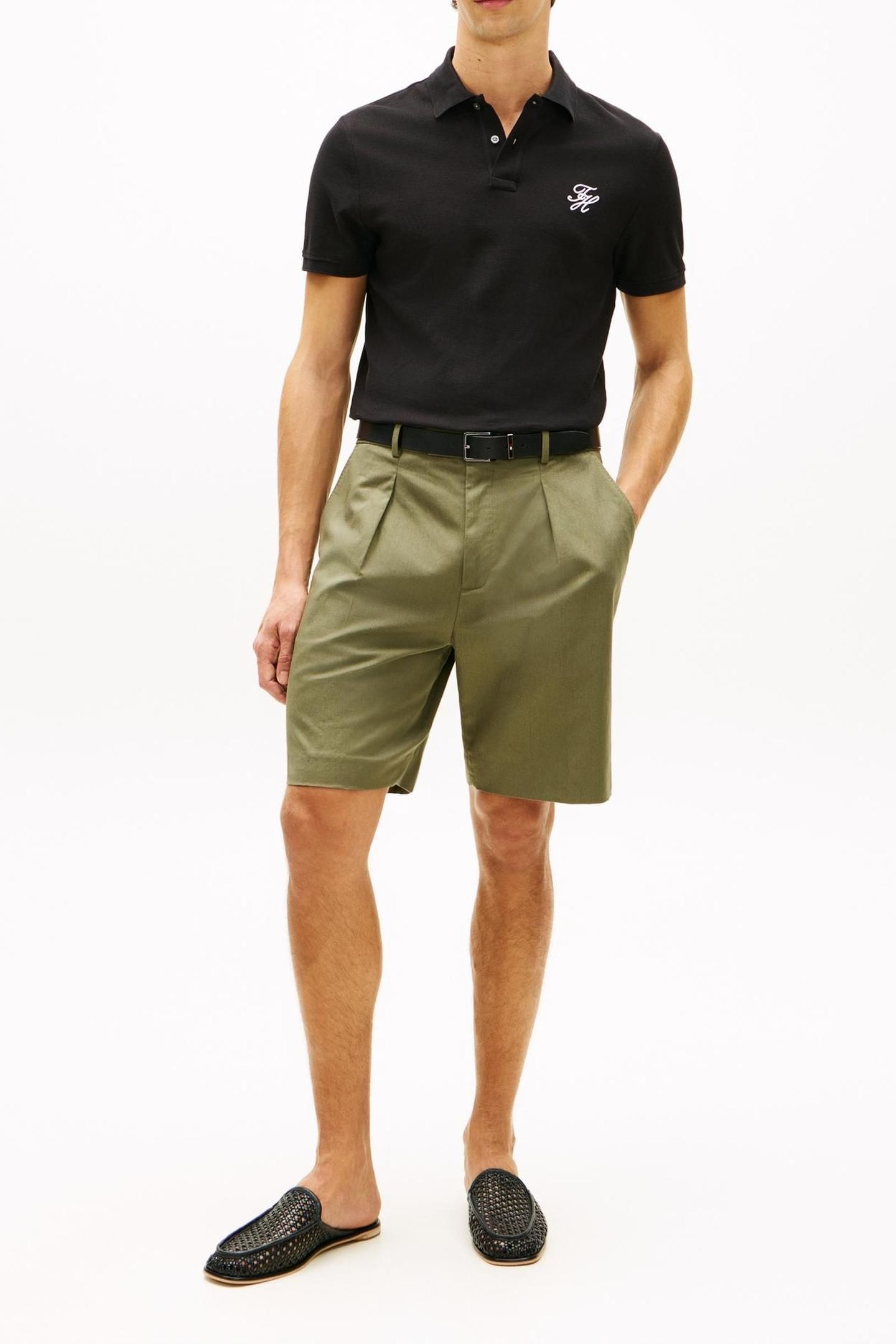 TH SCRIPT REGULAR POLO BLACK 2