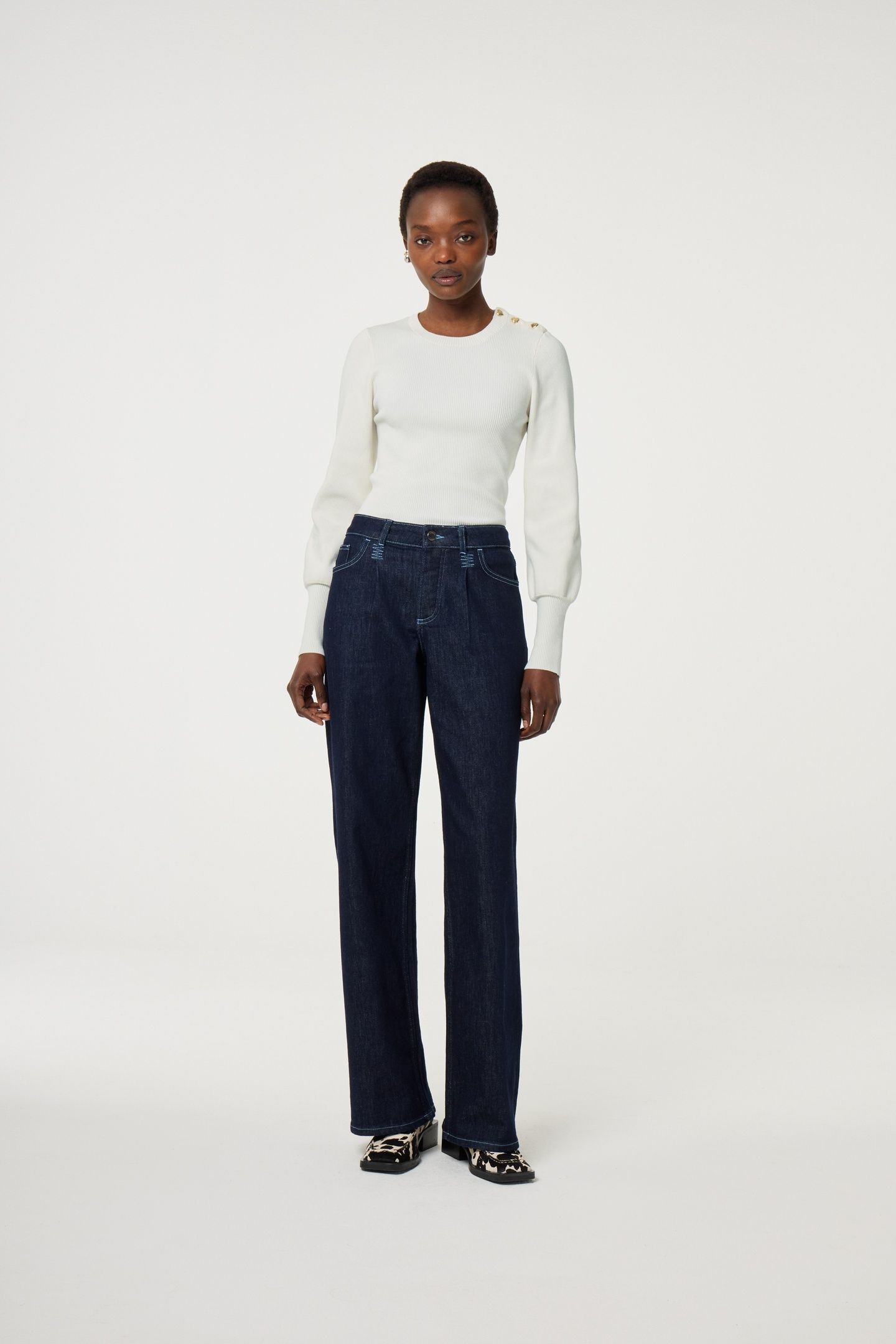 LILLIAN PULLOVER COSY WHITE 2