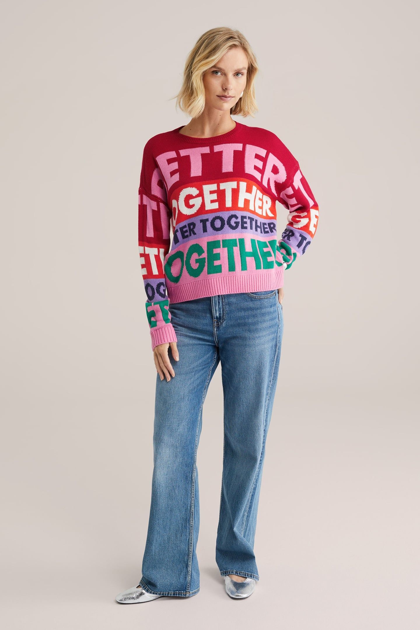 KNITTED PULLOVER MULTI-COLOURED 1
